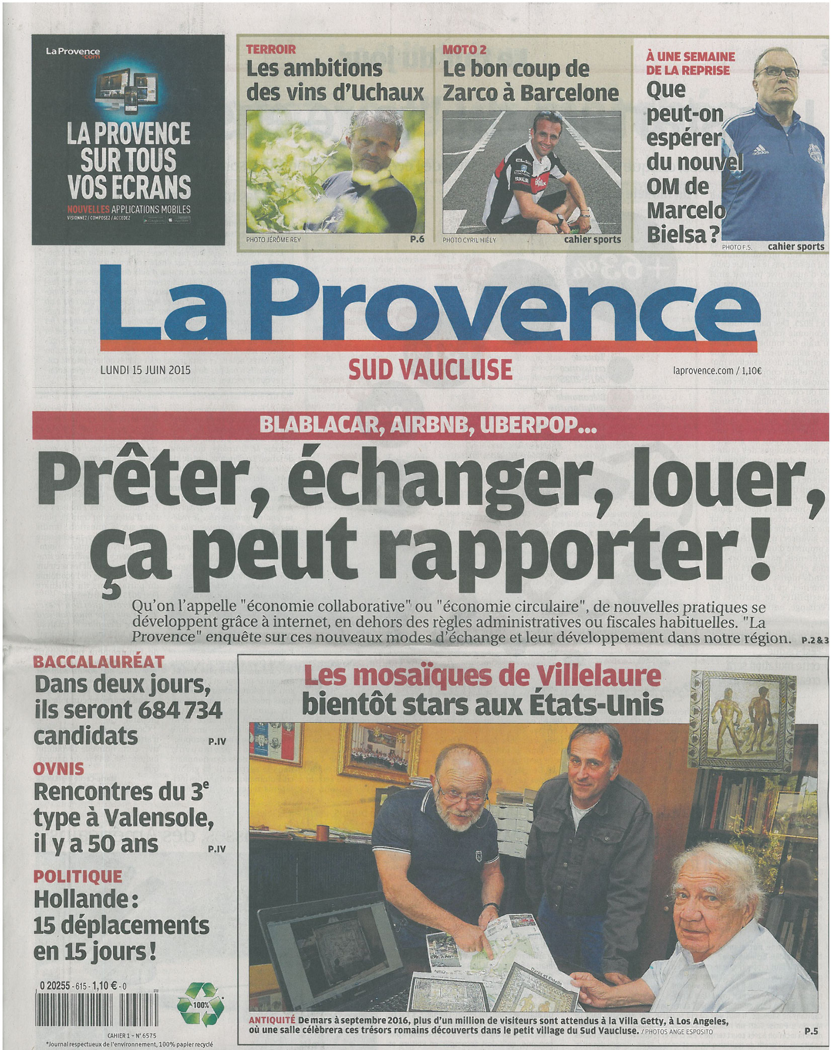 LA PROVENCE "On a célébré l'immobilier, le bon vin et les voitures de sport."