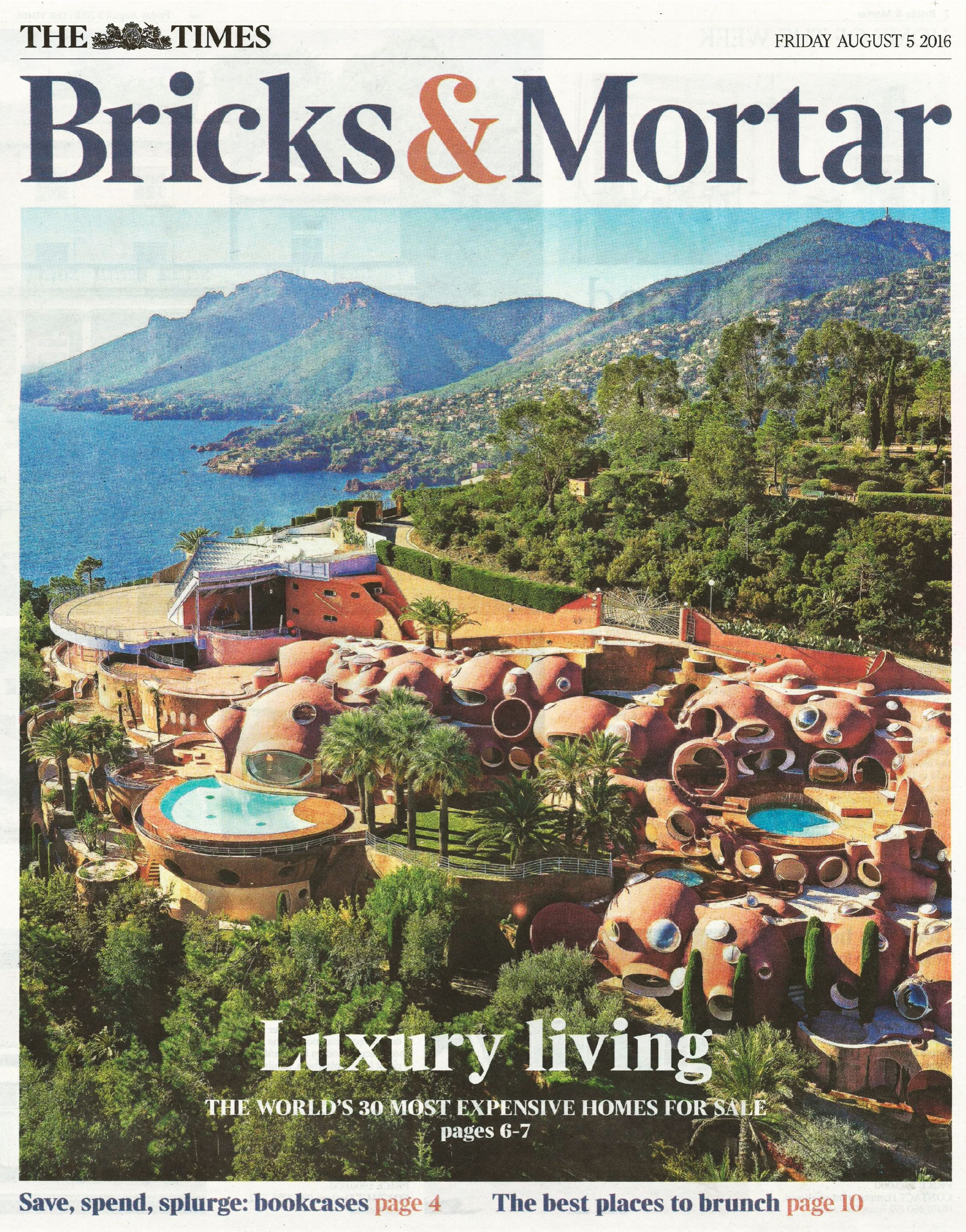 THE TIMES "Luxury living"