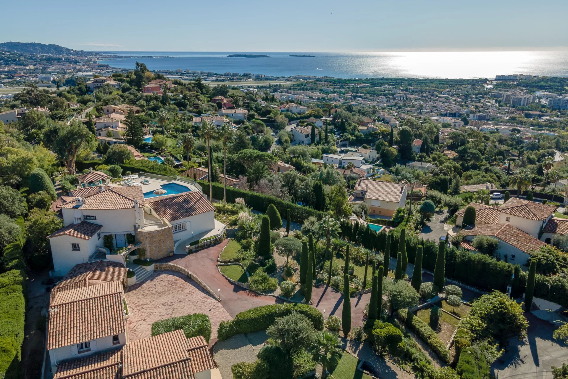 Nahe Cannes - Villa mit Meerblick