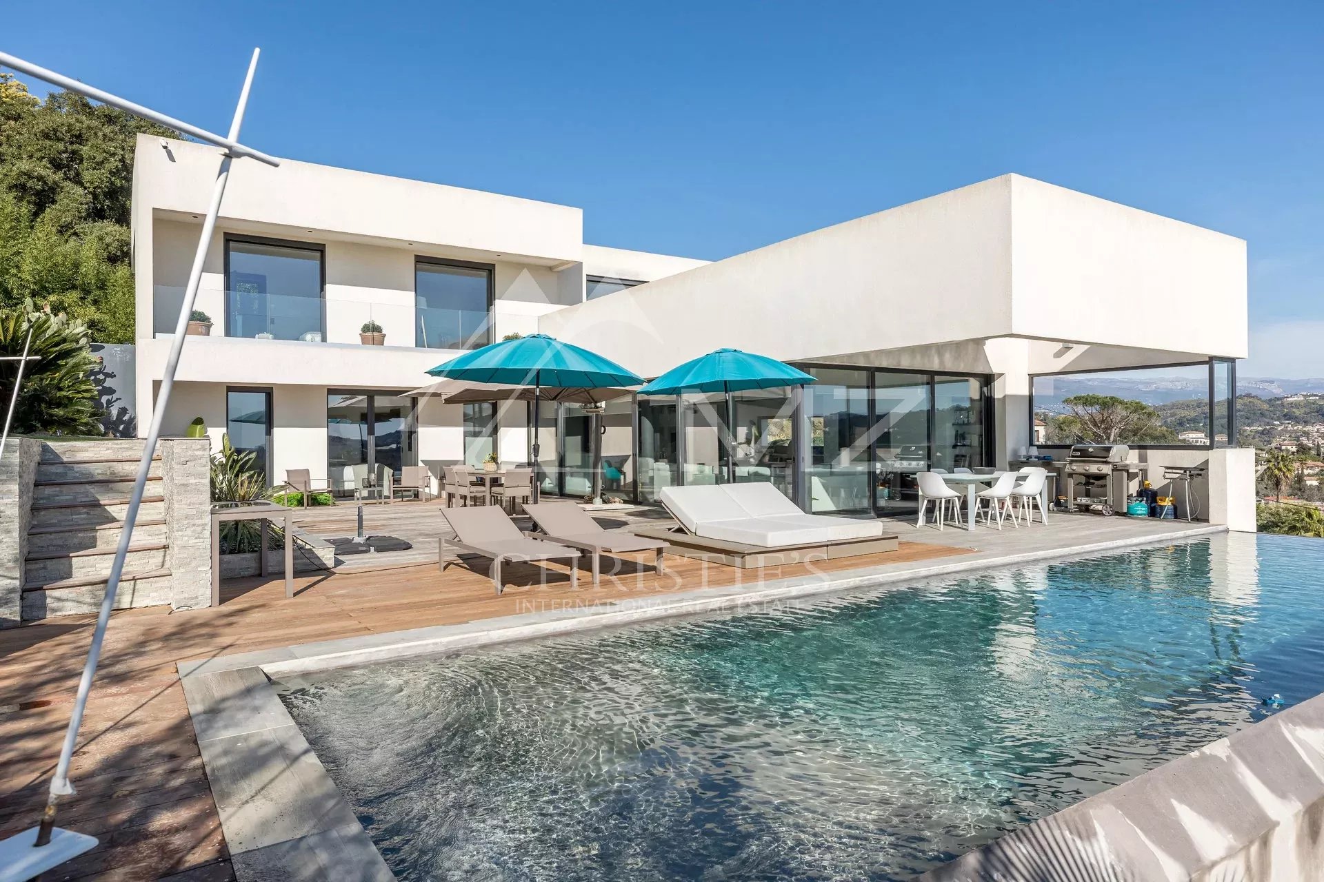 Proche Cannes - Villa contemporaine vue mer