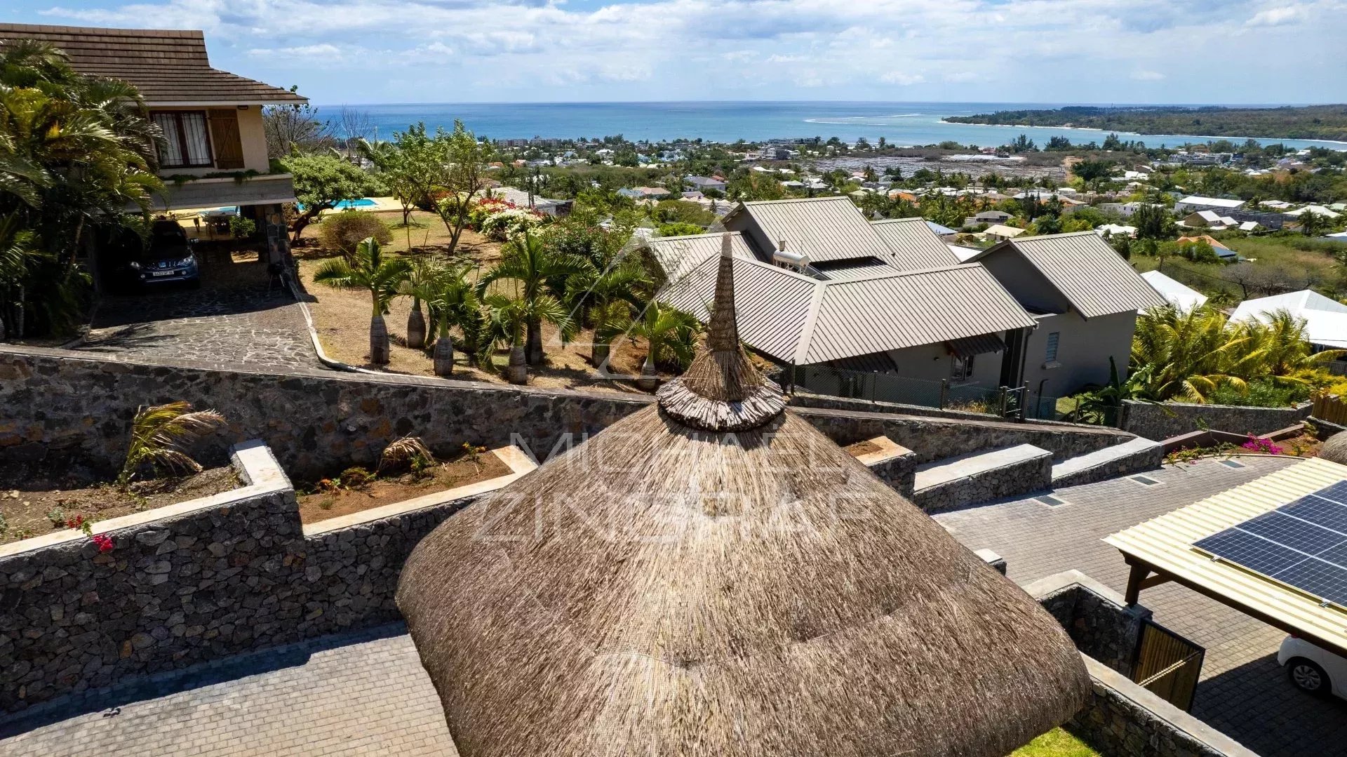 Villa avec vue mer et montagnes à Tamarin