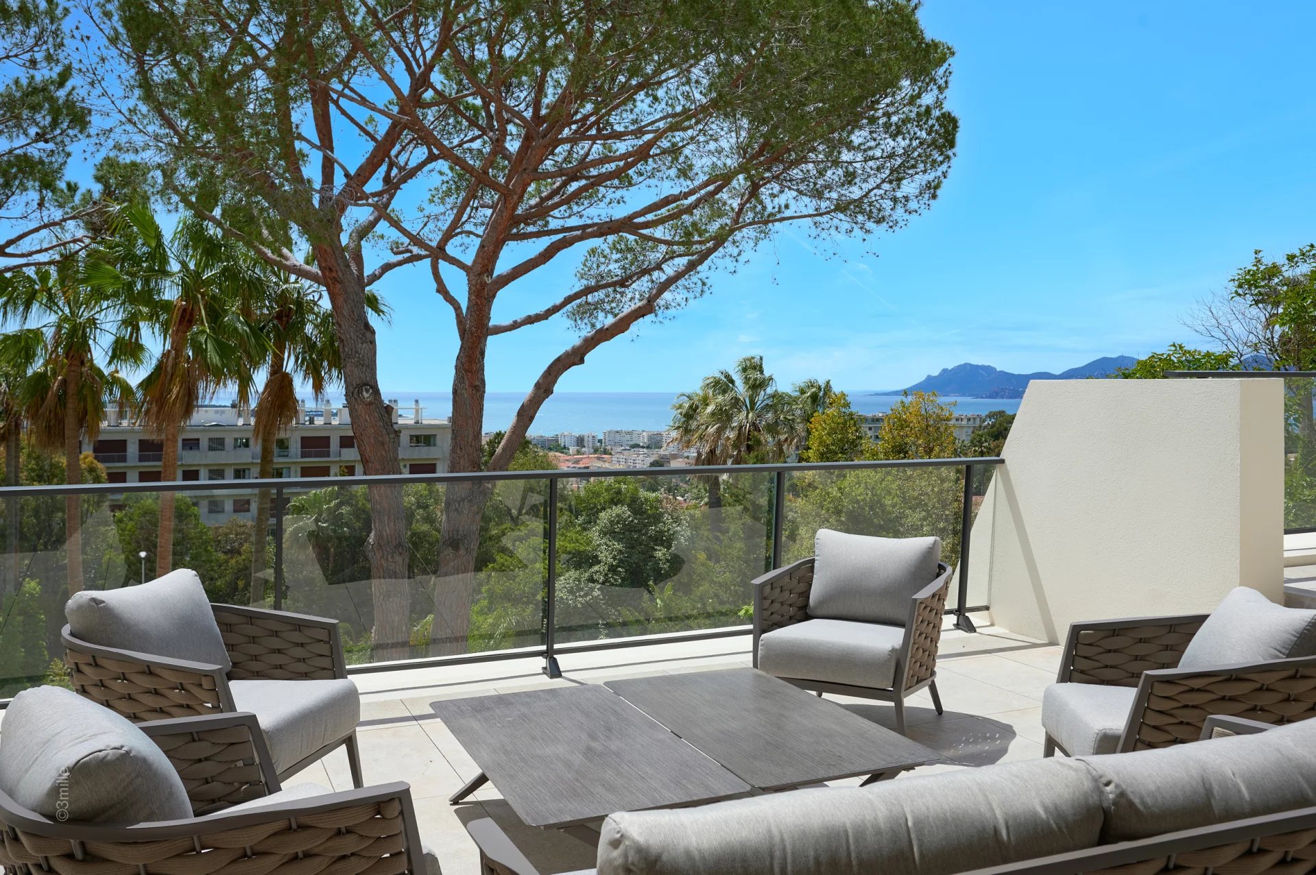 Cannes - Californie - Penthouse d'exception au sein d'une résidence moderne de prestige