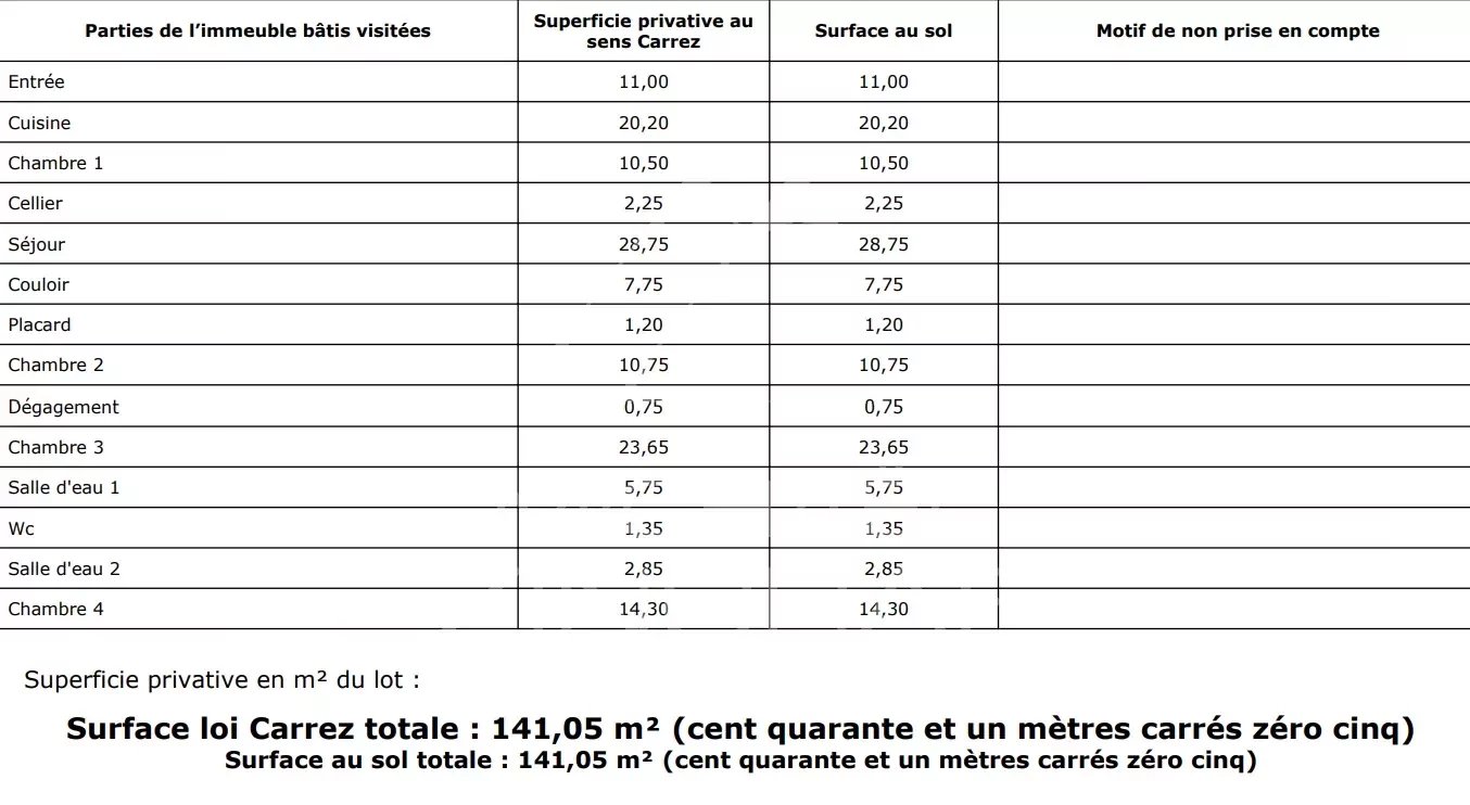 À vendre - Appartement 4 chambres - Parfait état - Balcon