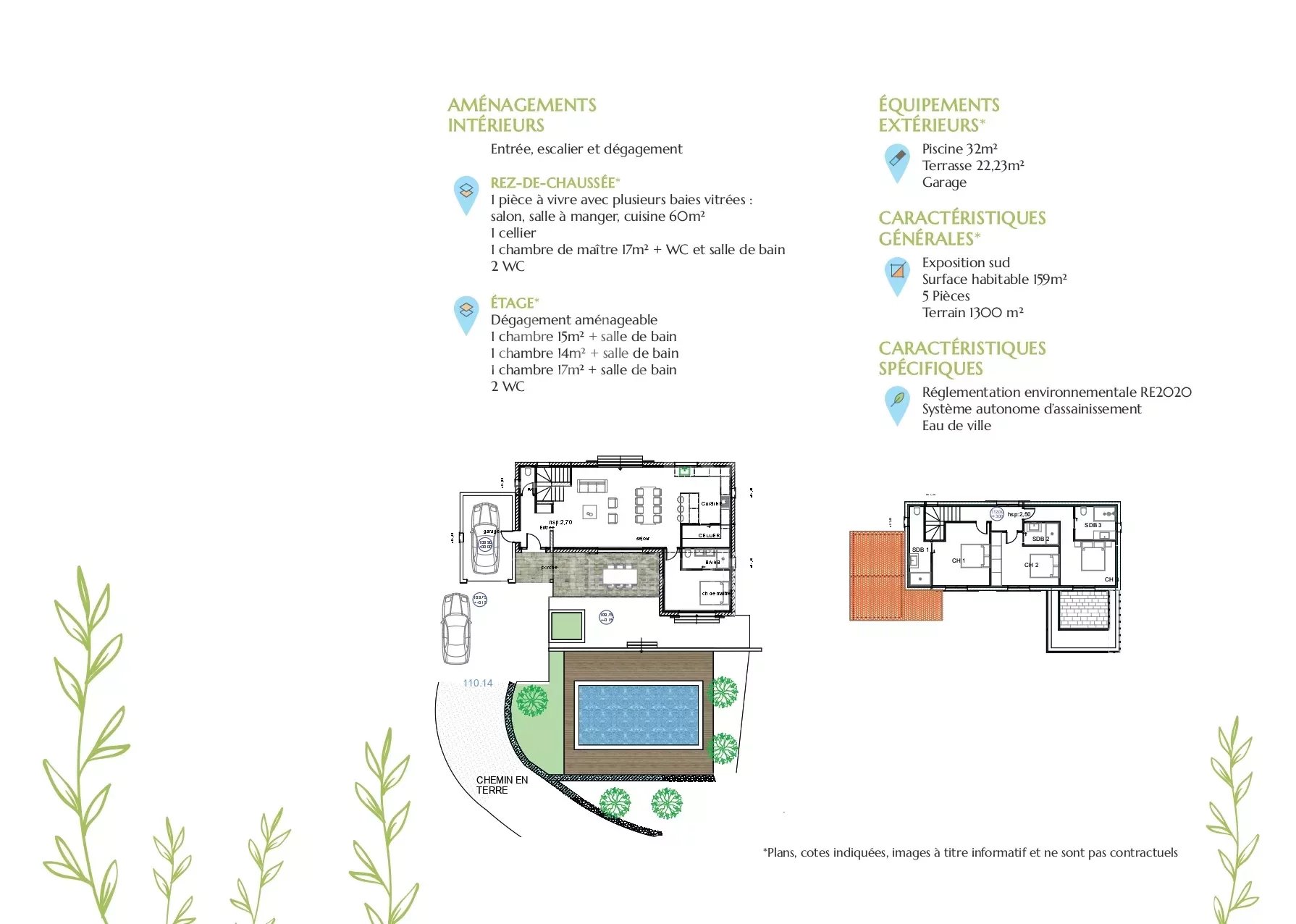 VILLA NEUVE - PISCINE - LE PLAN DE LA TOUR