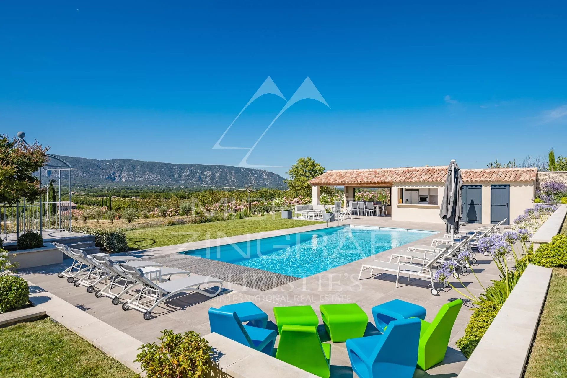 Gordes - Belle maison de vacances avec piscine chauffée et vue exceptionnelle sur le Luberon