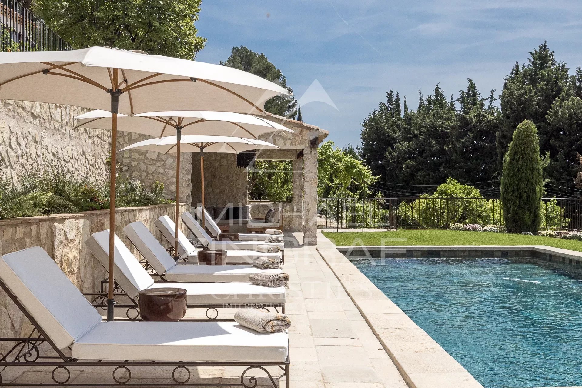 Saint-Paul-de-Vence - Provenzalische Villa mit Meer- und Hügelblick - 5 Schlafzimmer