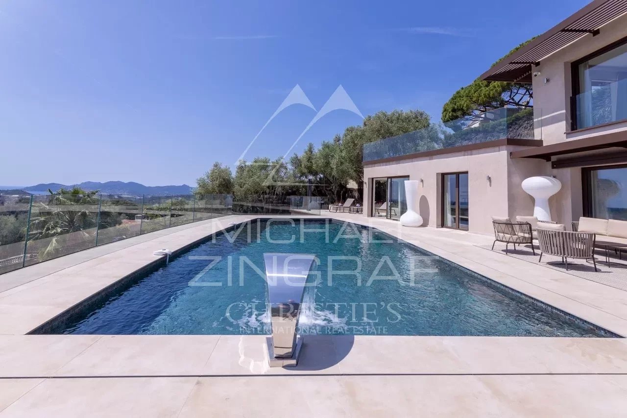 Mougins - Villa contemporaine avec vue panoramique mer - 7 chambres