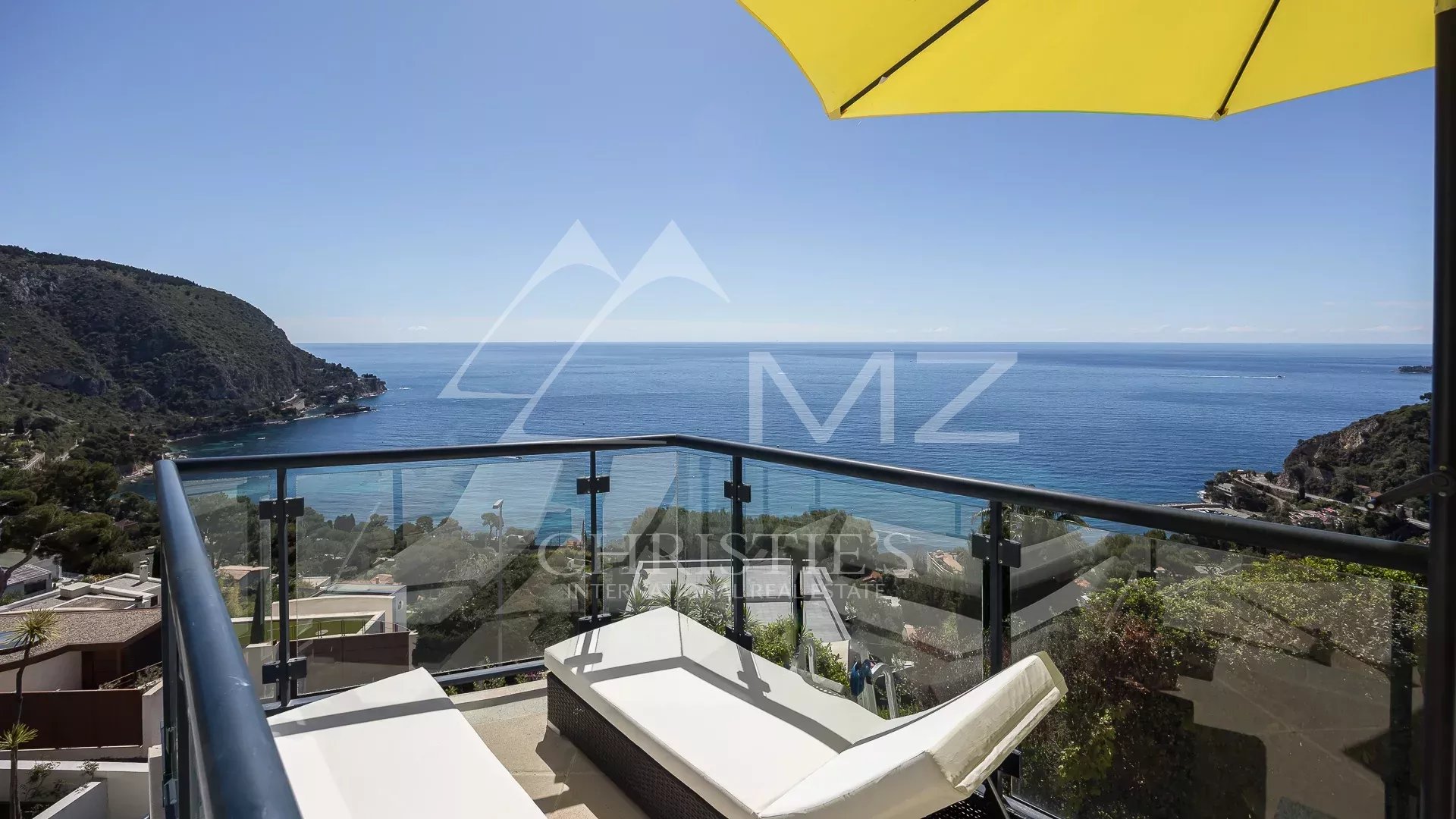 Èze - Splendide villa contemporaine avec vue mer panoramique