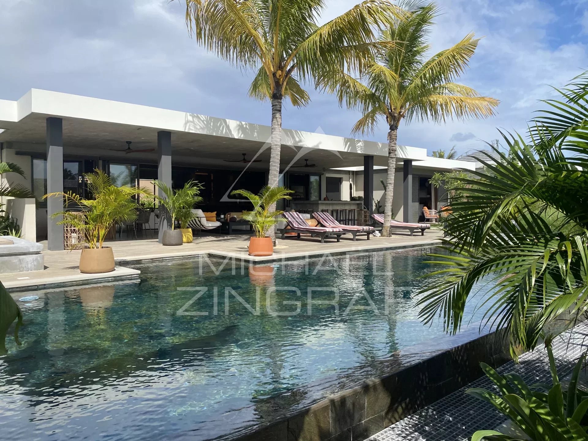 Villa d'architecte au nord de l'île Maurice