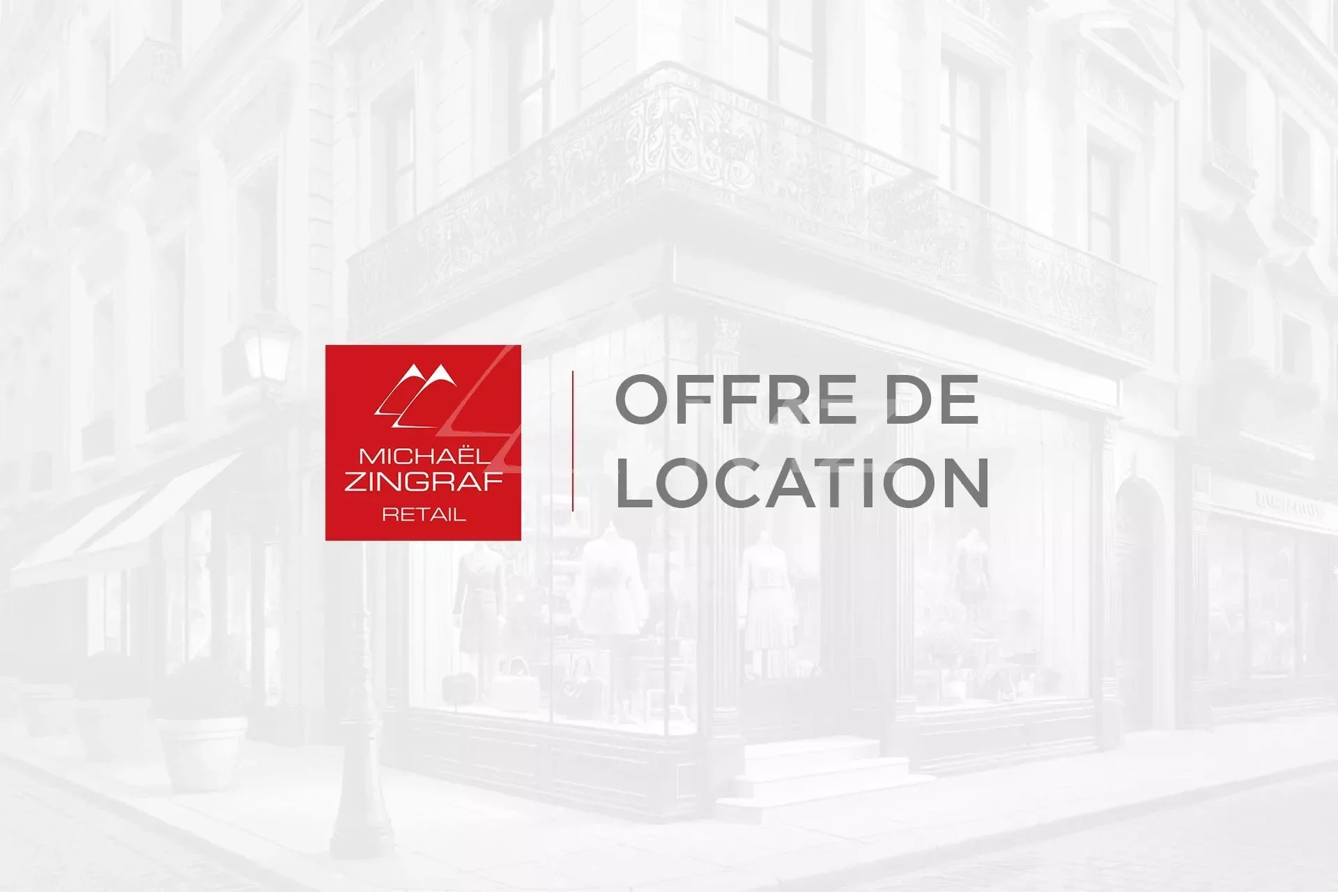 OFFRE DE LOCATION BOUTIQUE