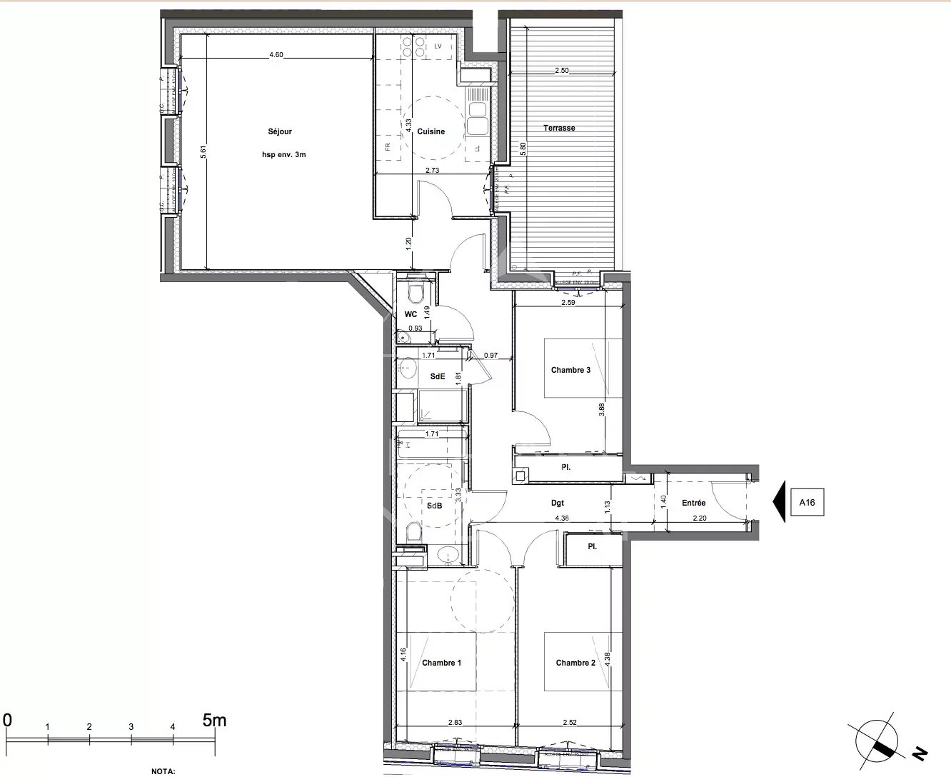 Zu verkaufen - neues Programm-WOHNUNG TERRASSE - 3 Schlafzimmer - Paris 15