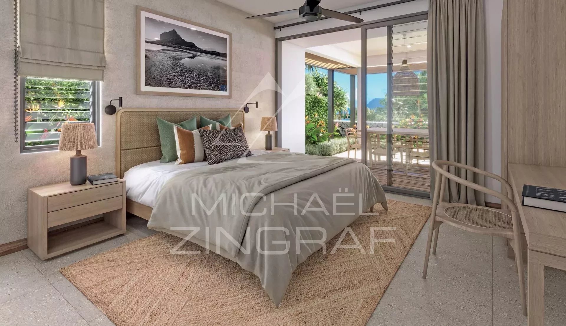 3 bedrooms Apartment  with view on ocean