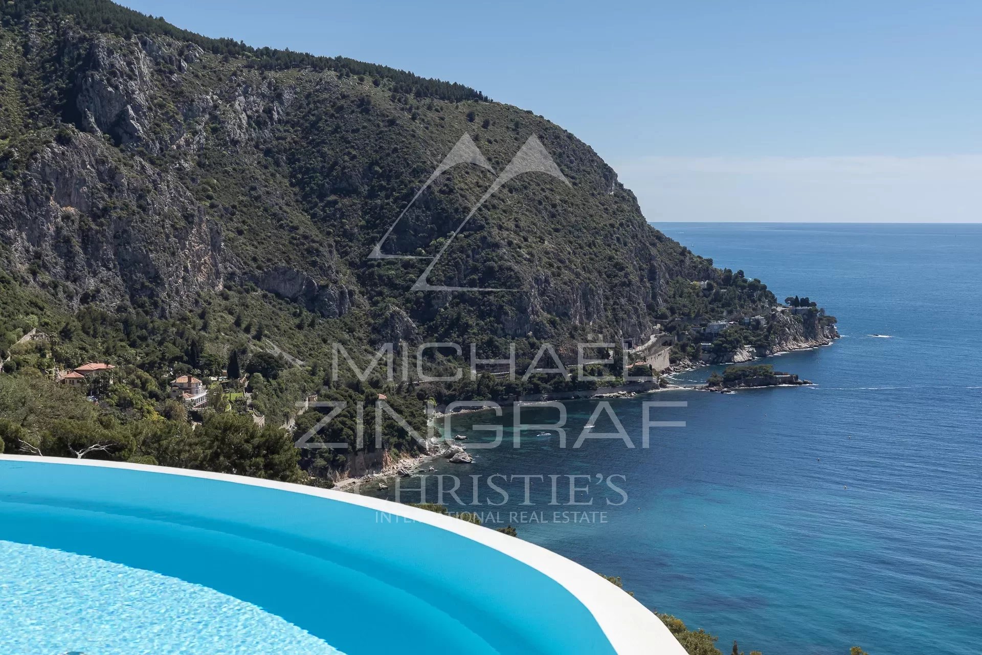 Èze - Splendide villa contemporaine avec vue mer panoramique