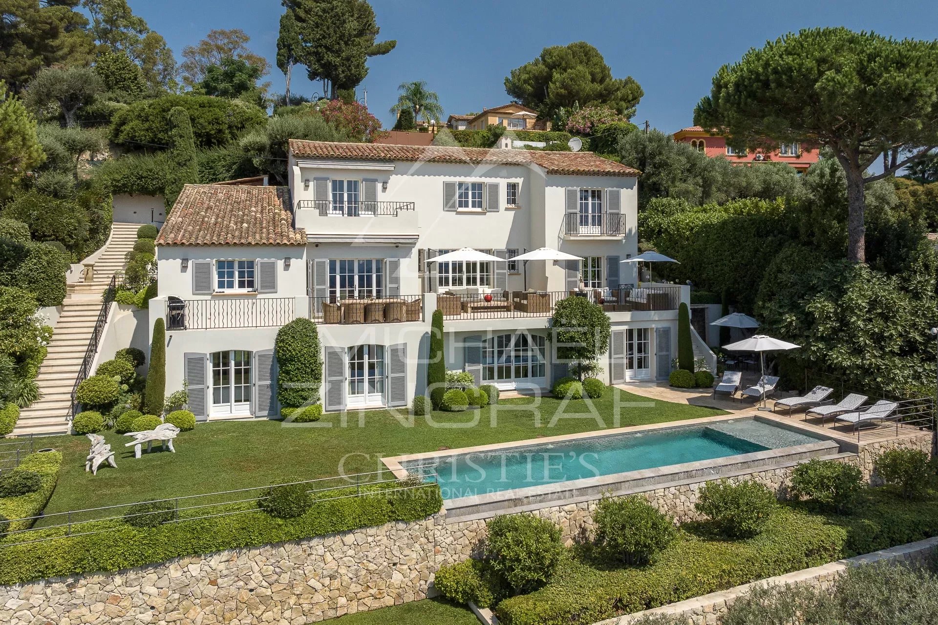 Mougins village - Somptueuse propriété avec vue mer