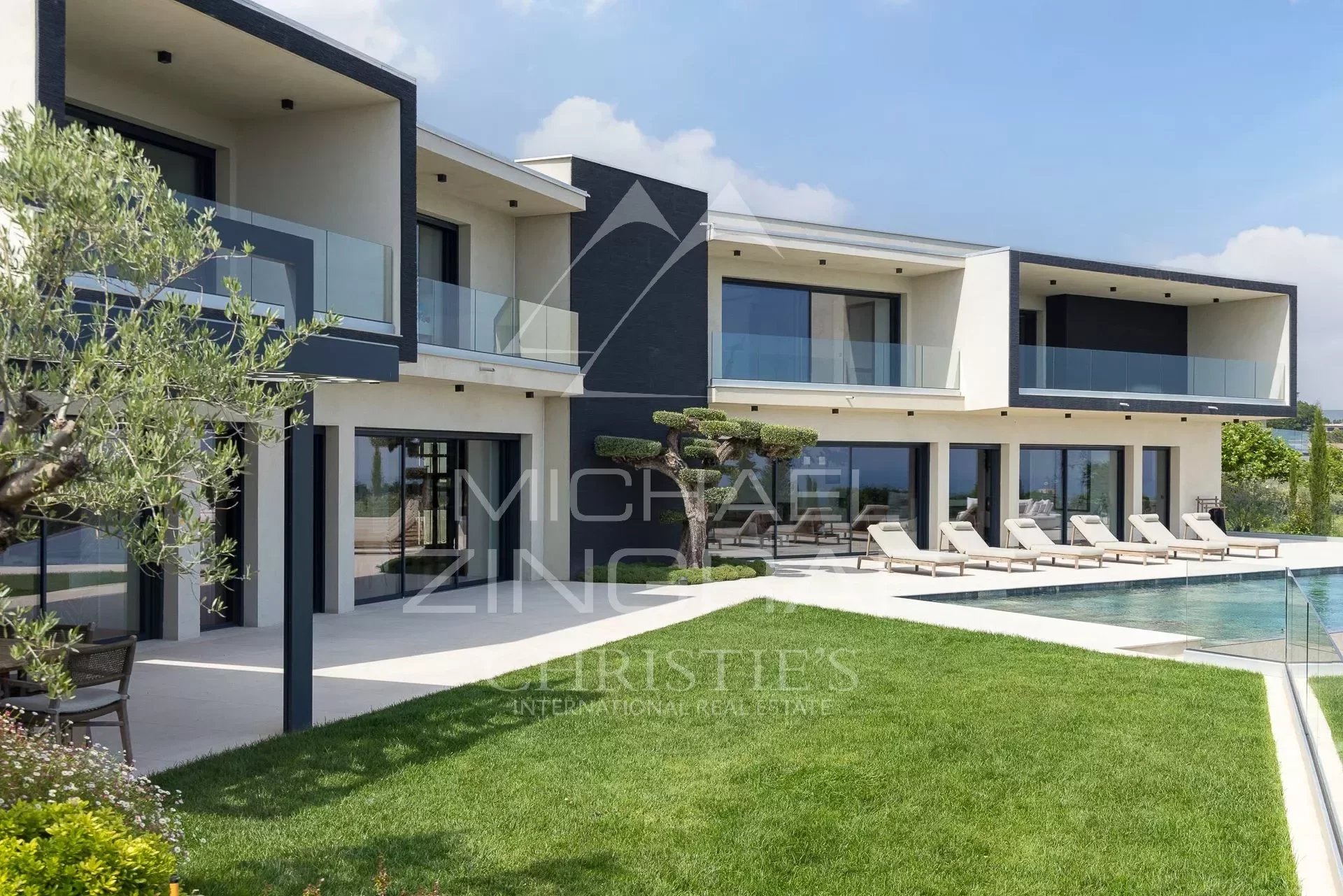 Hinterland von Cannois - Neue zeitgenössische Villa mit Panoramablick aufs Meer - 5 Schlafzimmer