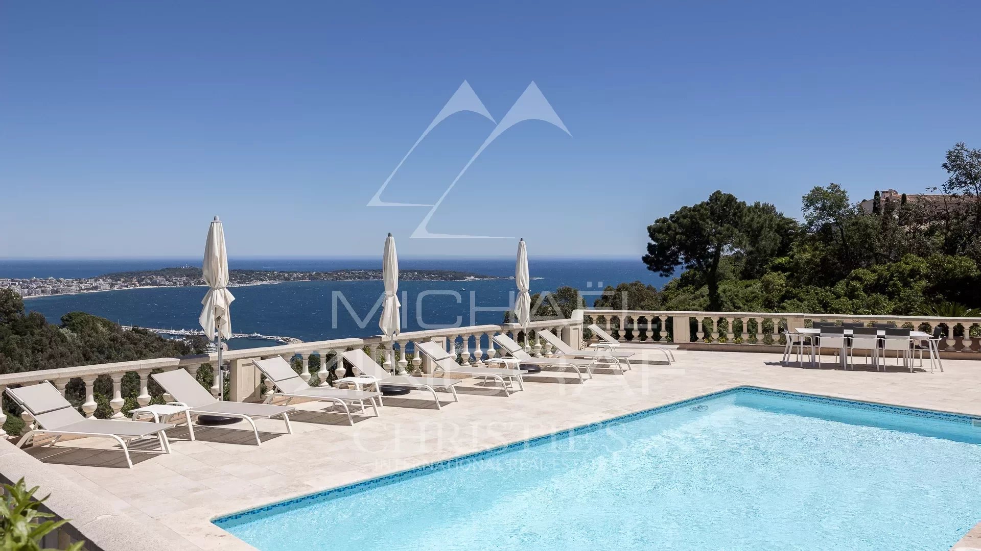 Super Cannes - Vue panoramique mer - Superbe propriété de charme