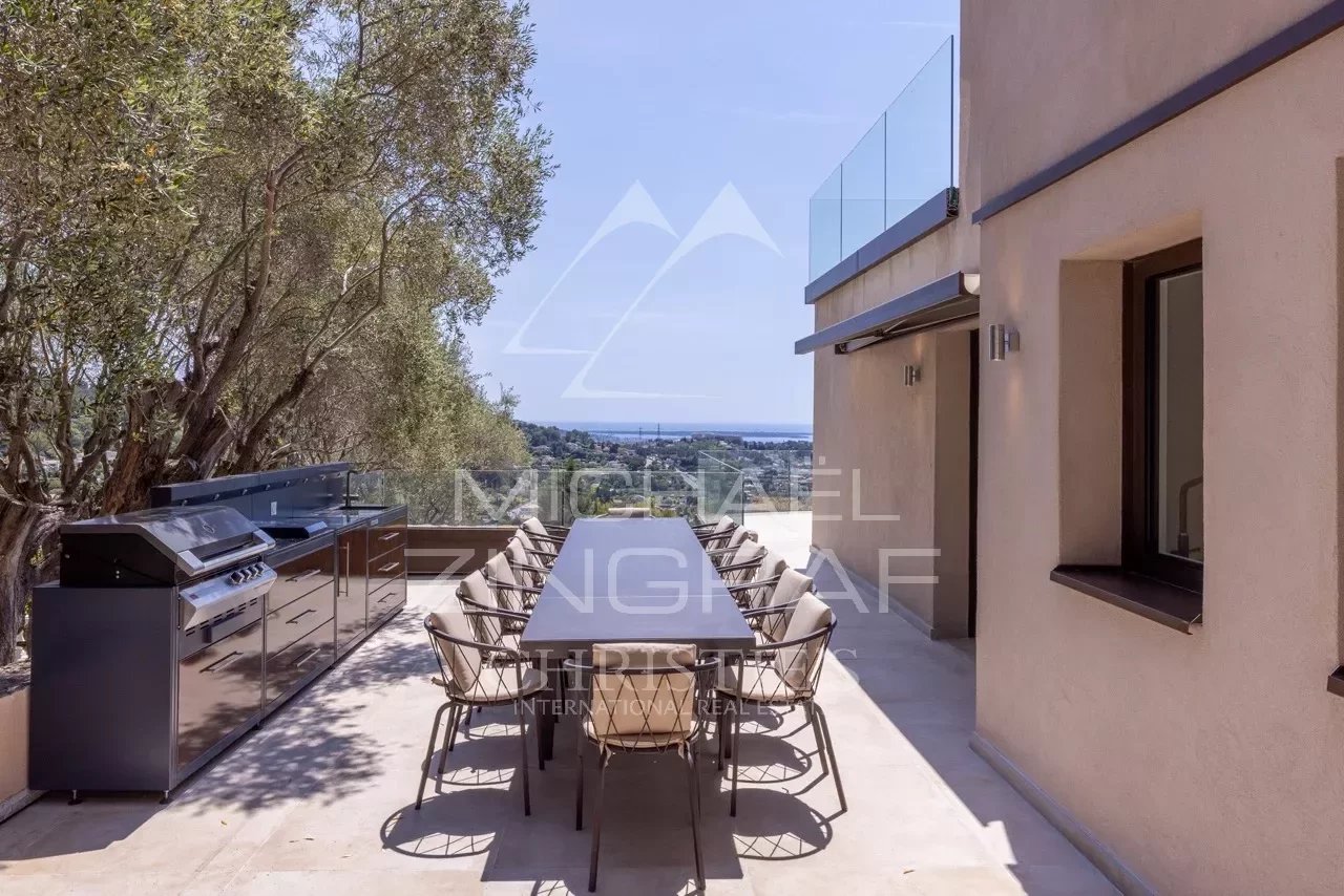 Mougins - Moderne Villa mit Panoramablick auf das Meer - 7 Schlafzimmer