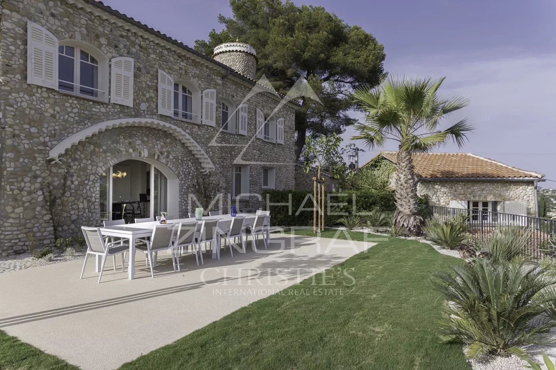 Saint-Paul-de-Vence - Wunderschöner Blick auf das Dorf Meer und Berge - 7 Schlafzimmer