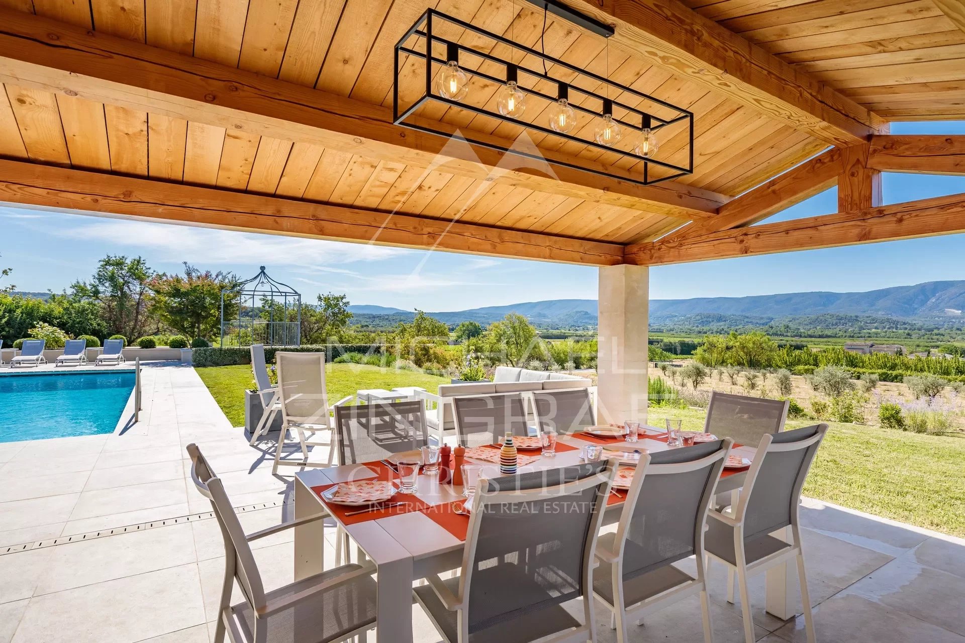 Gordes - Belle maison de vacances avec piscine chauffée et vue exceptionnelle sur le Luberon