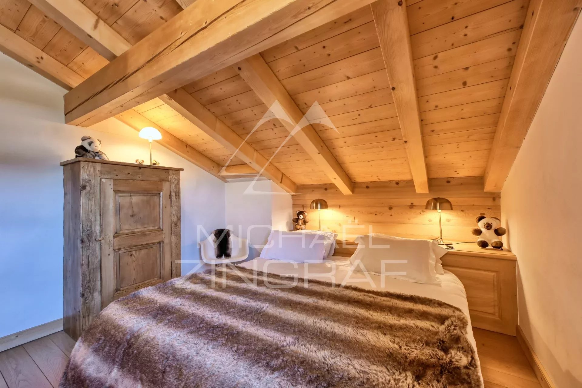 Demi-Quartier - Traditional "coup de coeur" chalet with panoramic Mont Blanc views