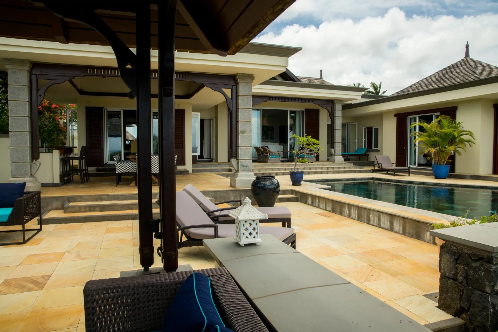 Mauritius - Villa im Herzen eines Golfresorts -Berautifuls Schatten