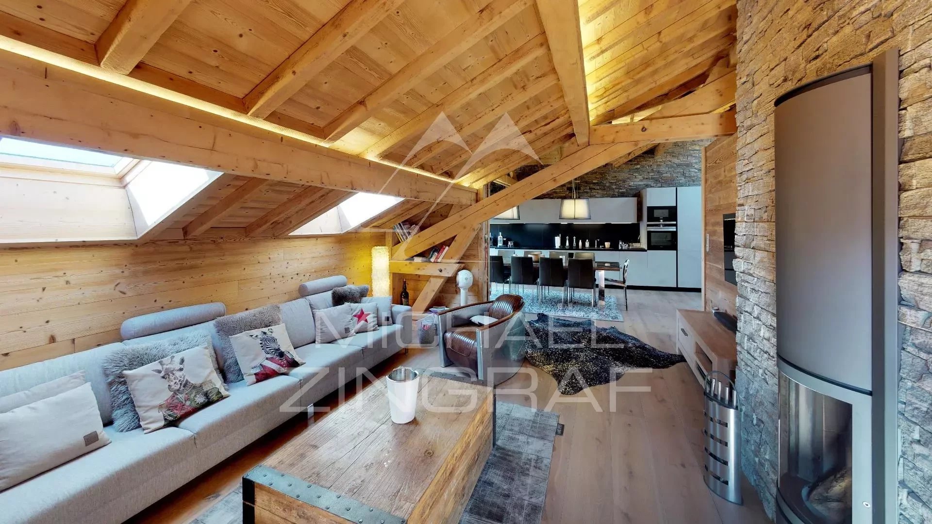 Duplex-Penthouse - Zentrum von Megève - Aufenthalt Kathedrale