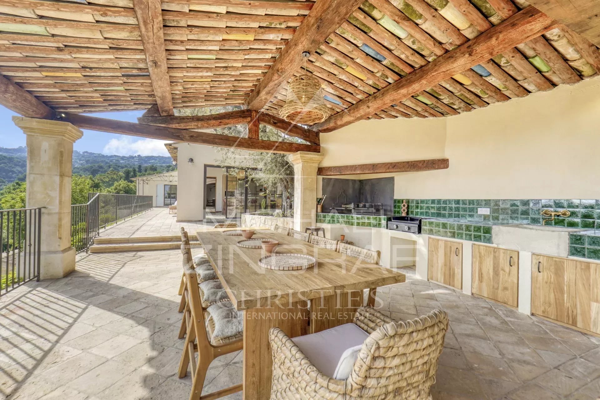 Saint-Paul-de-Vence - Provenzalische Villa mit Meer- und Hügelblick - 5 Schlafzimmer