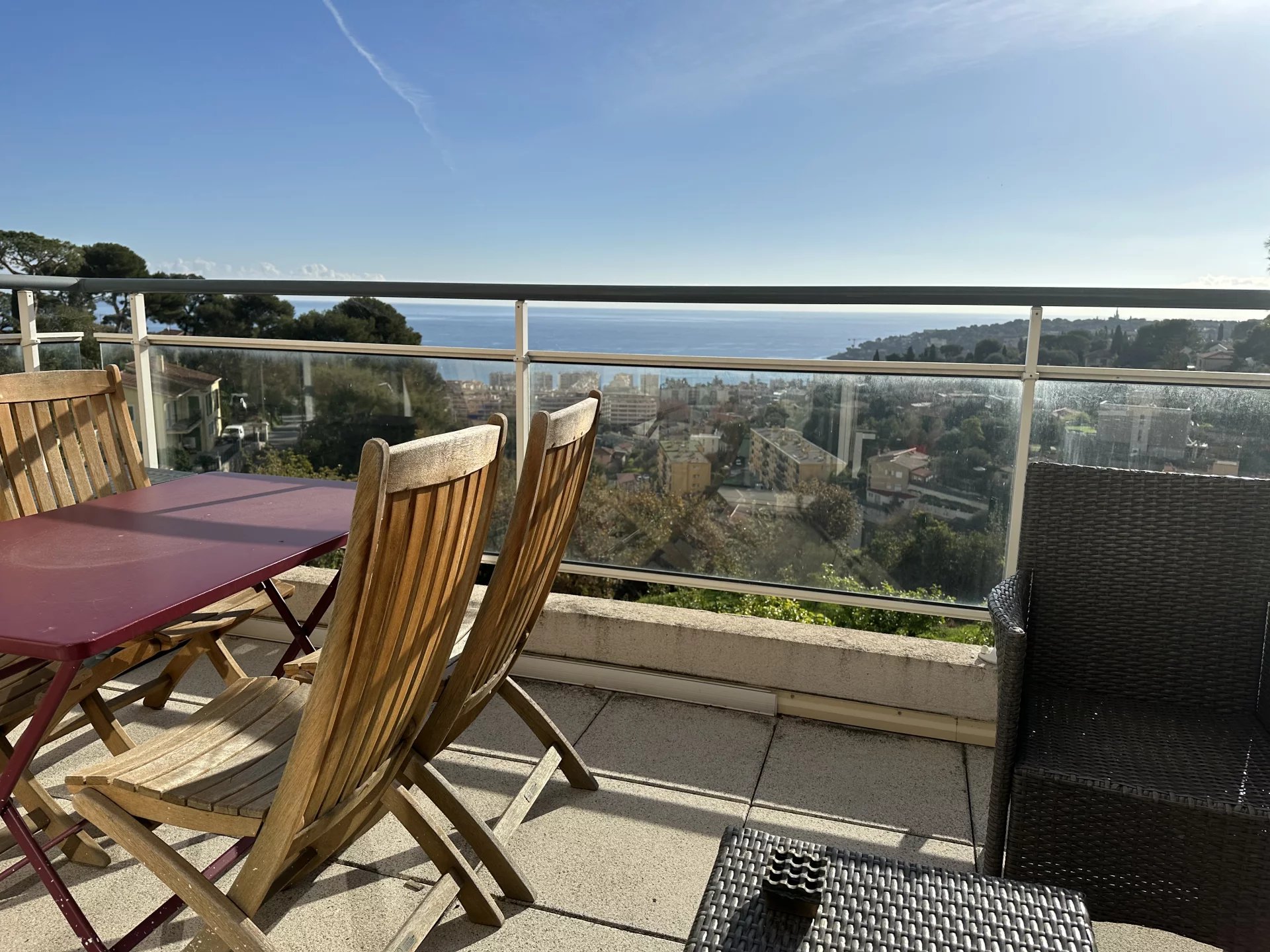 Appartement vue mer avec grande terrasse