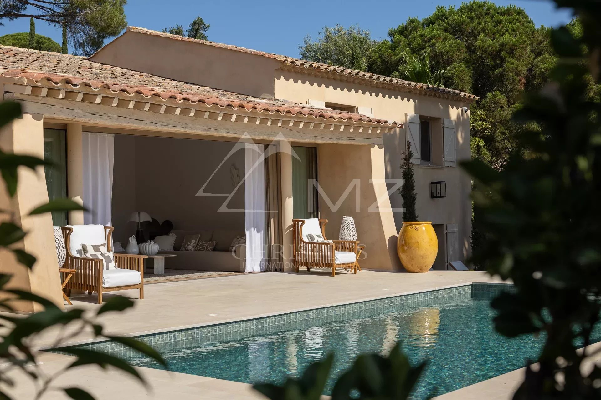 Propriété provençale avec vue mer - Plage à pied - Sainte-Maxime