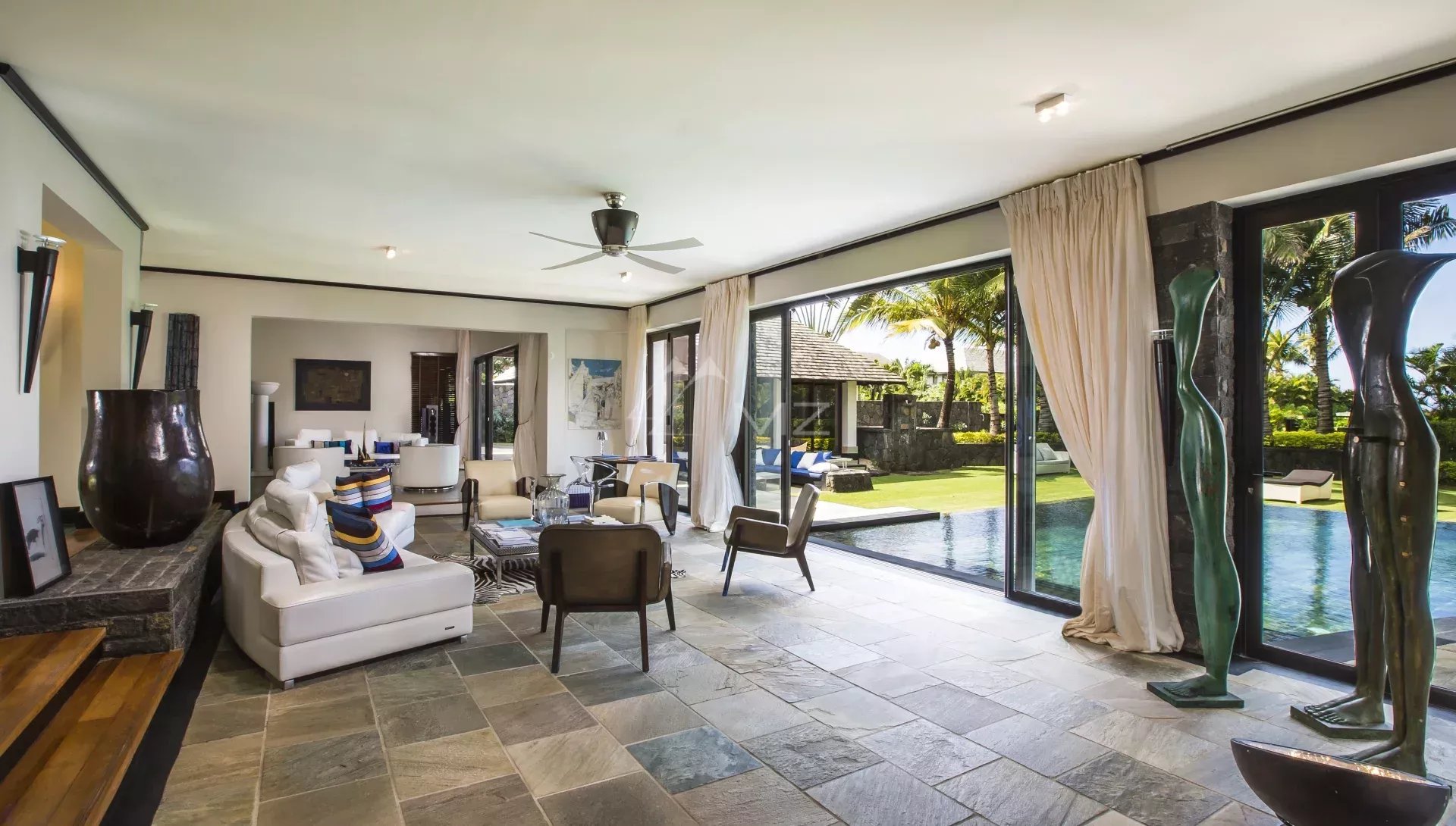 Mauritius - Beachfront Villa - Beau Champ