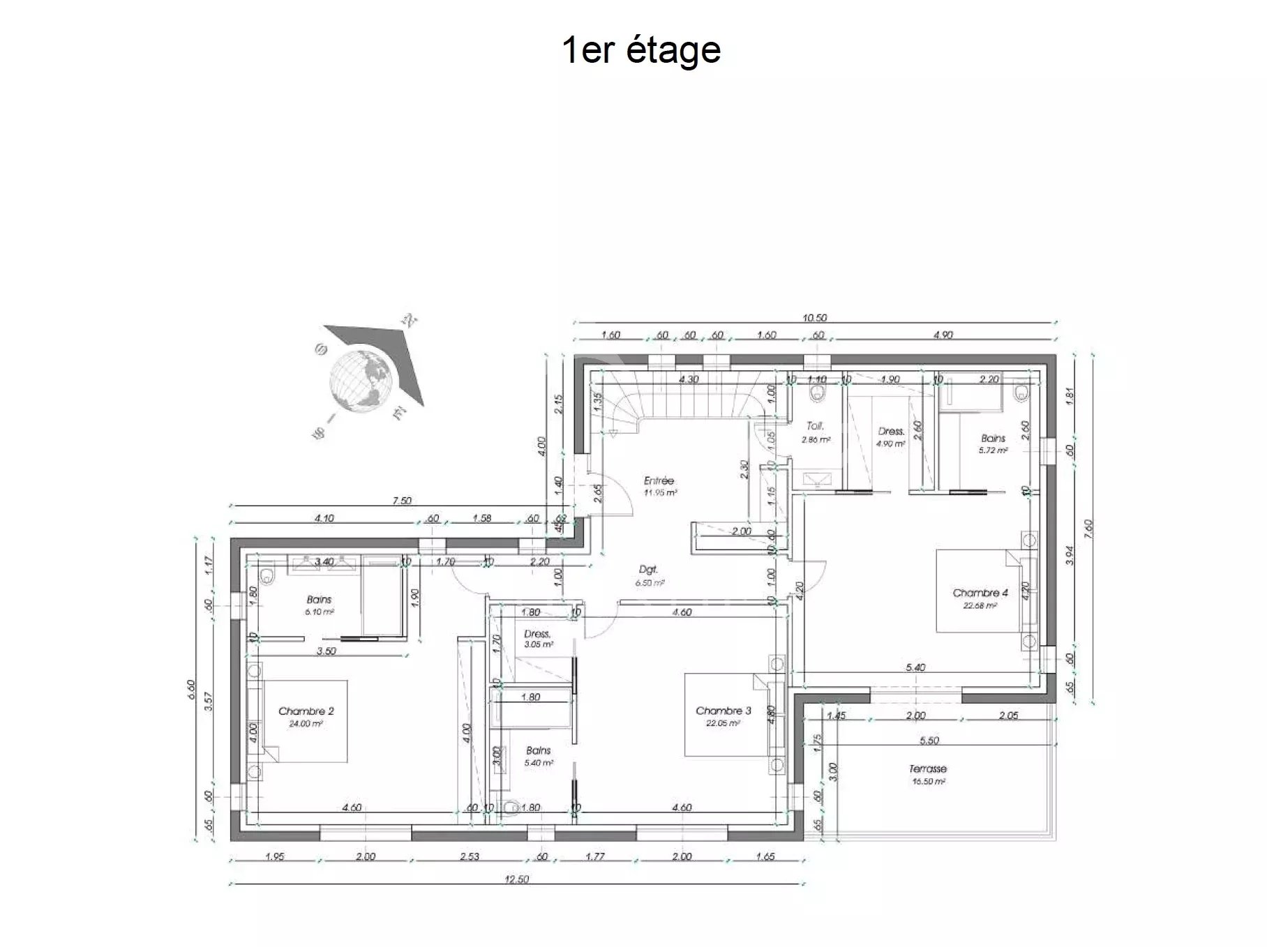 New construction with sea view