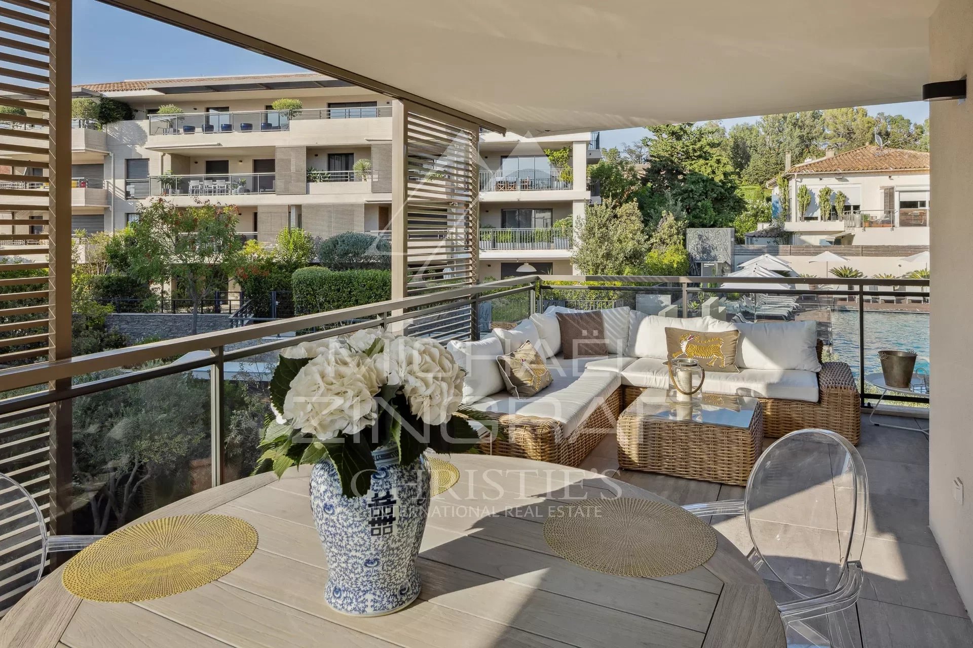 Helle Wohnung mit großer Terrasse und freiem Blick - Saint-Tropez, Centre