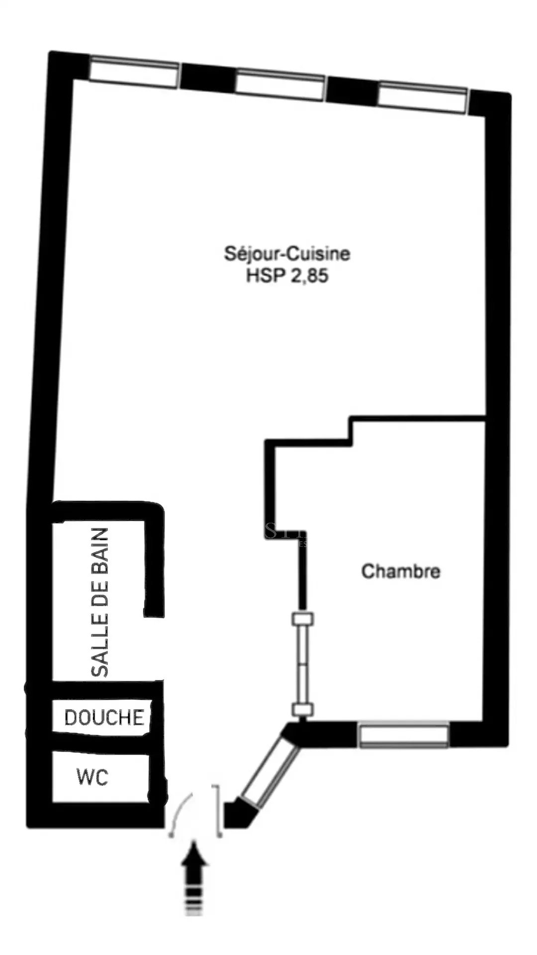 Sehr helle und geräumige Wohnung in Marais