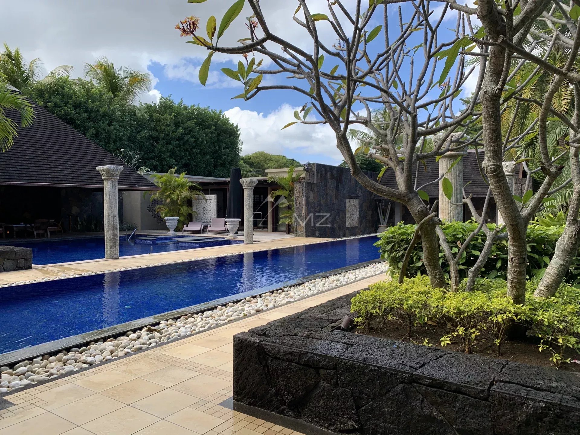 Mauritius - Sumptuous villa at Pointe aux canonniers