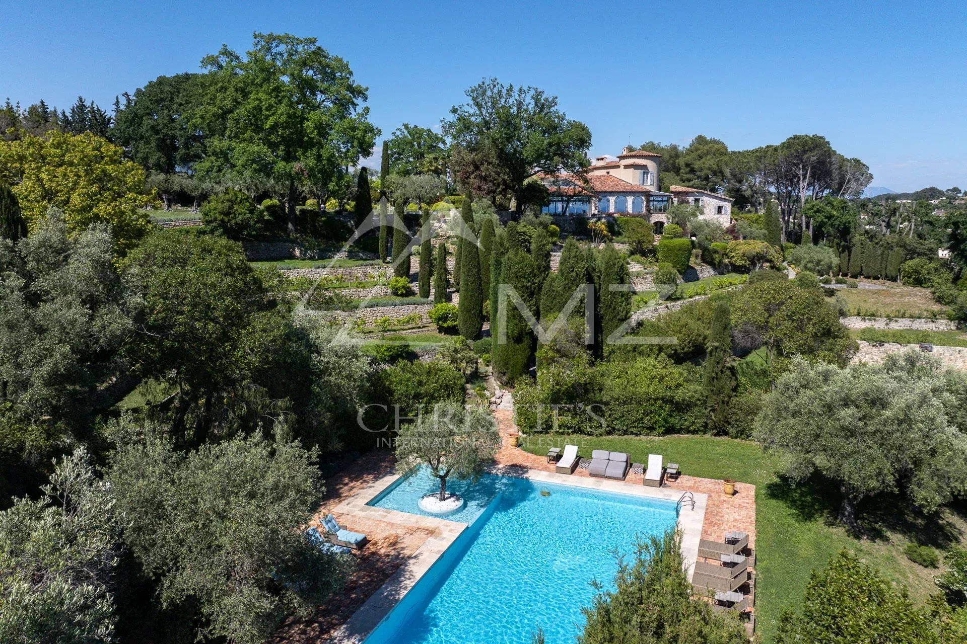 Mougins - Domaine d'exception - Vue mer