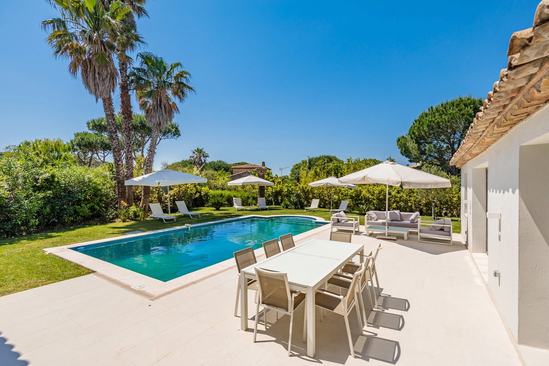 Saint-Tropez - Belle villa proche plage des Canoubiers