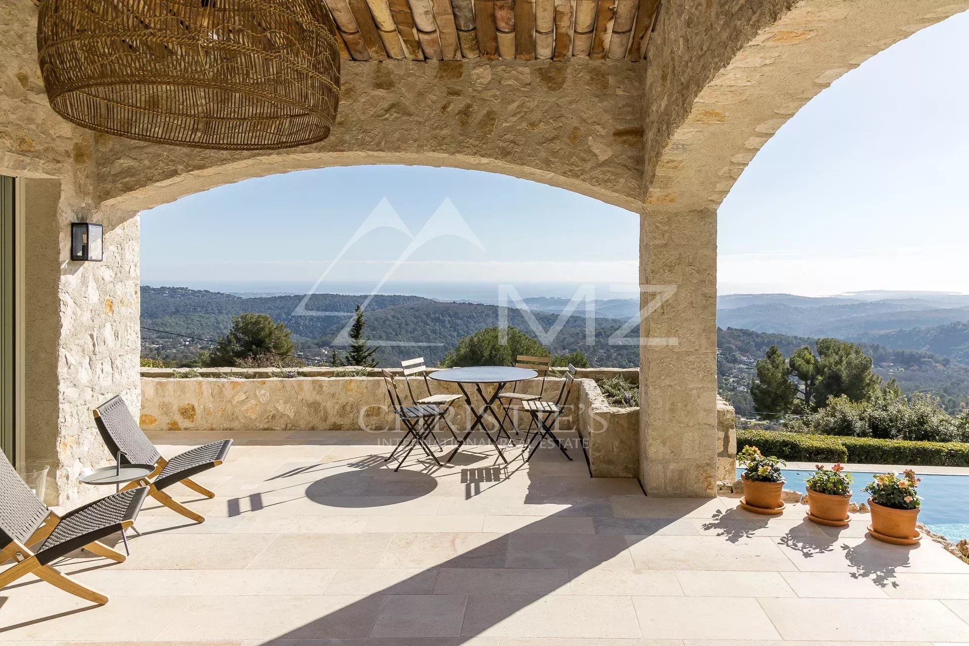 Tourrettes sur Loup - Provenzalisches Landhaus mit Meerblick