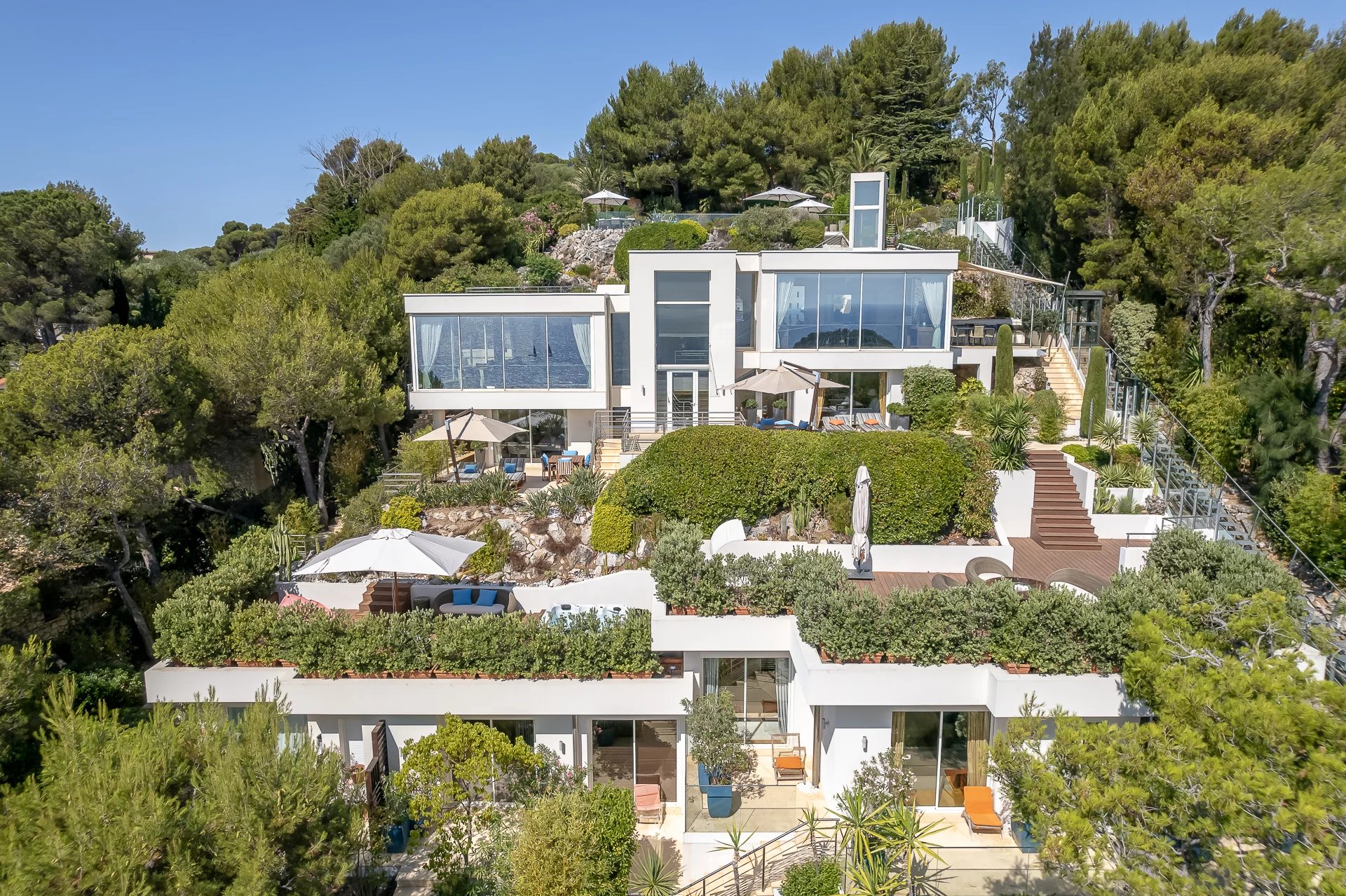 Saint-Jean Cap Ferrat - Villa contemporaine avec vue panoramique mer