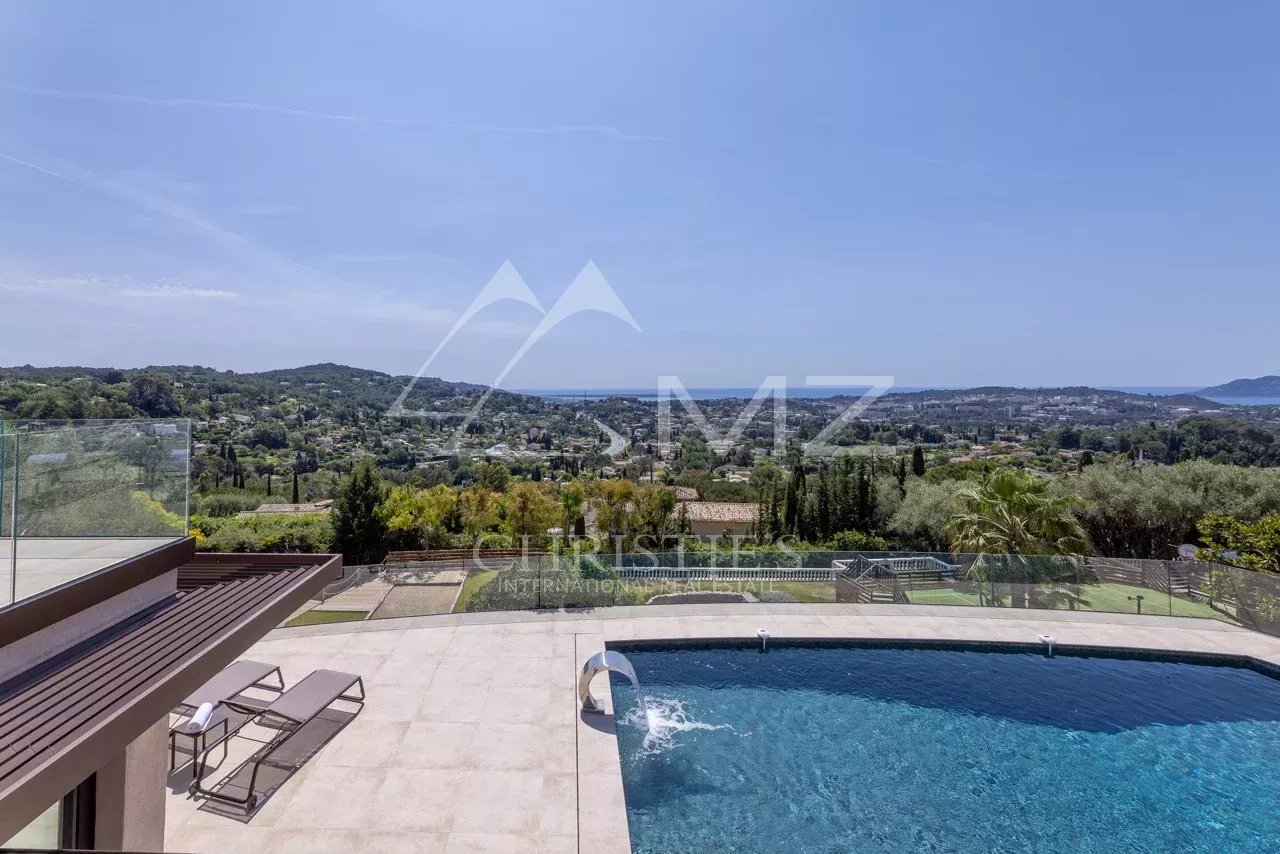 Mougins - Villa contemporaine avec vue panoramique mer - 7 chambres