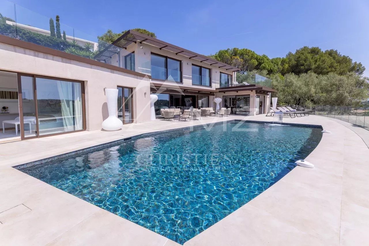 Mougins - Villa contemporaine avec vue panoramique mer - 7 chambres