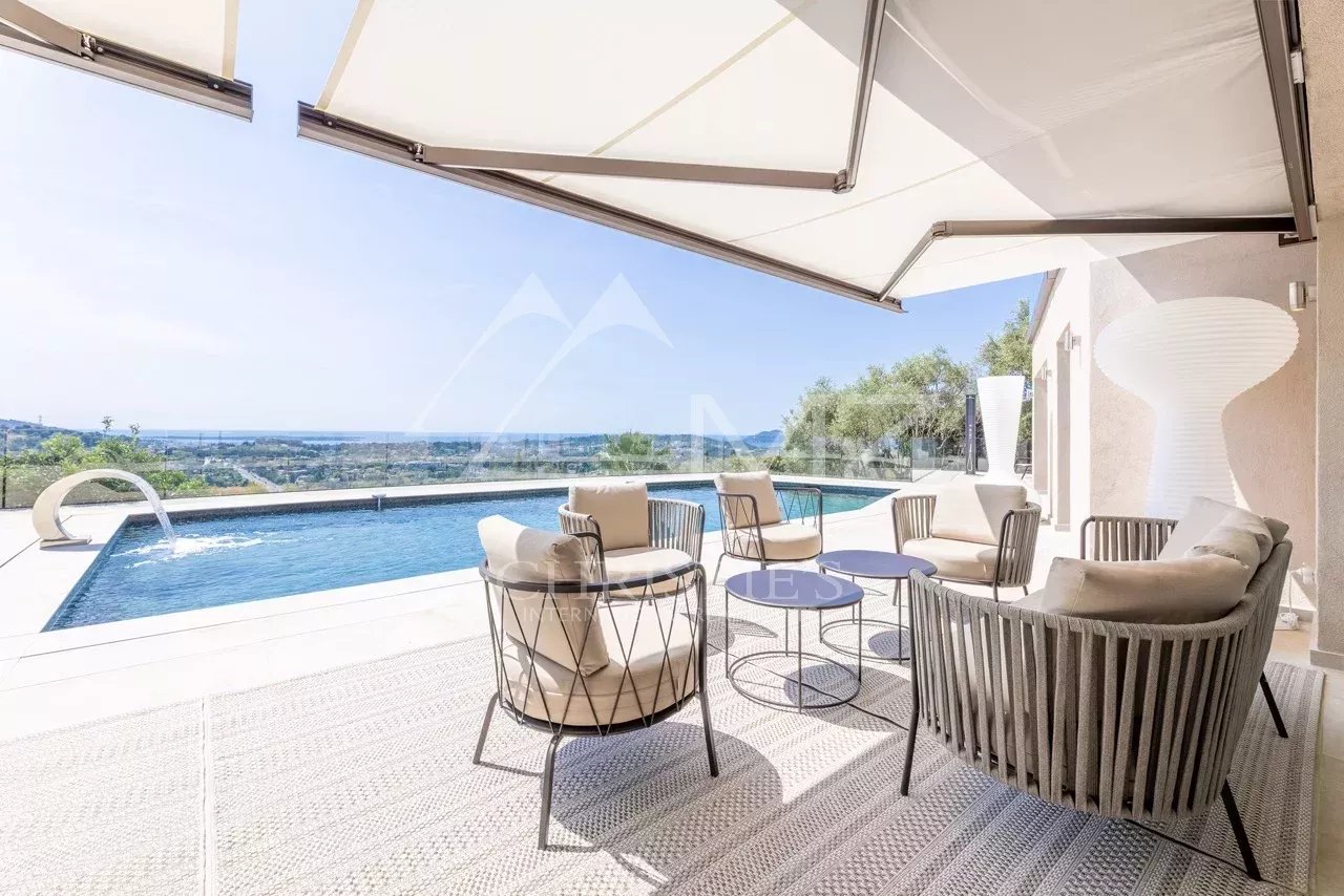 Mougins - Villa contemporaine avec vue panoramique mer - 7 chambres