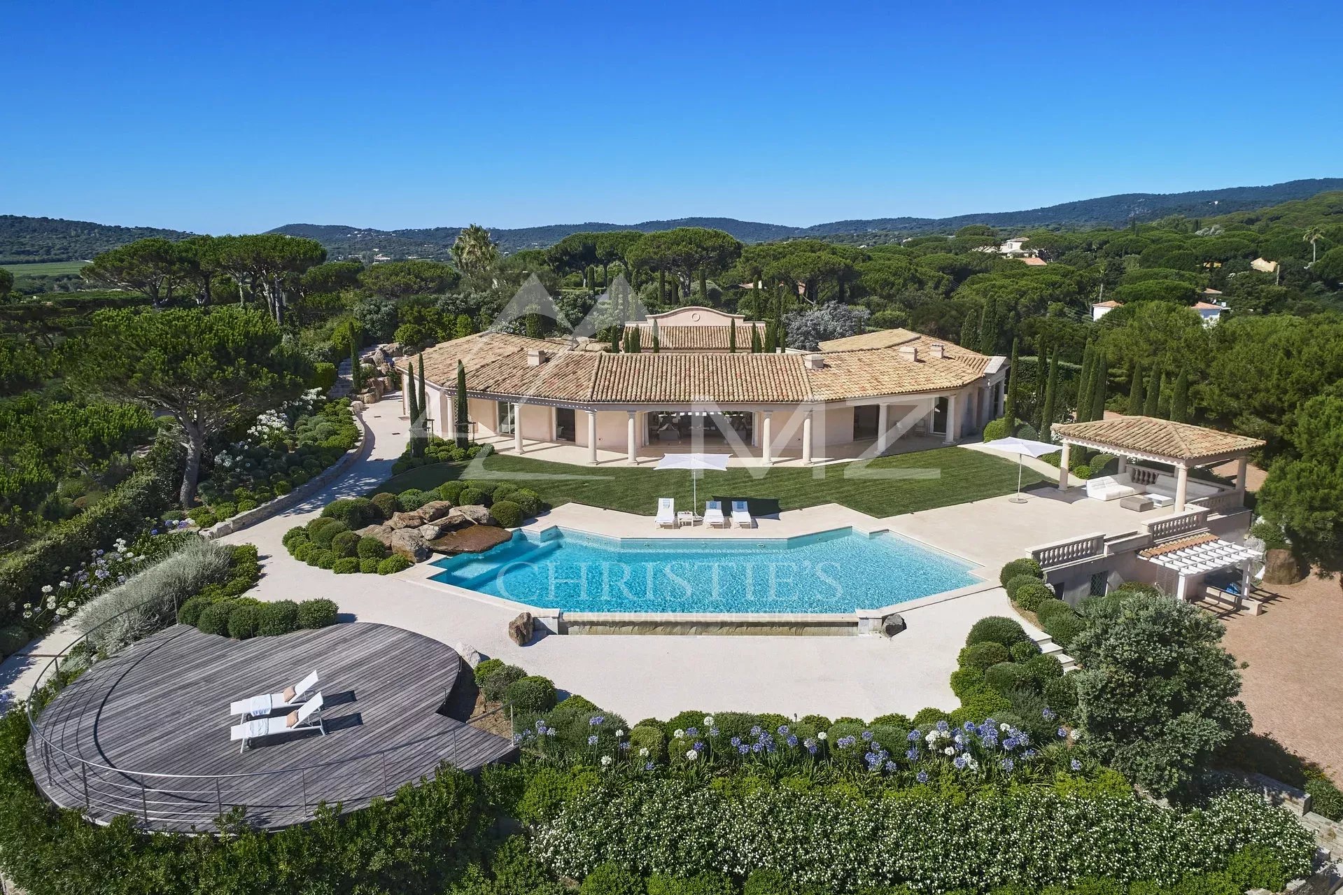 Ramatuelle - Panoramic view on Pampelonne Beach