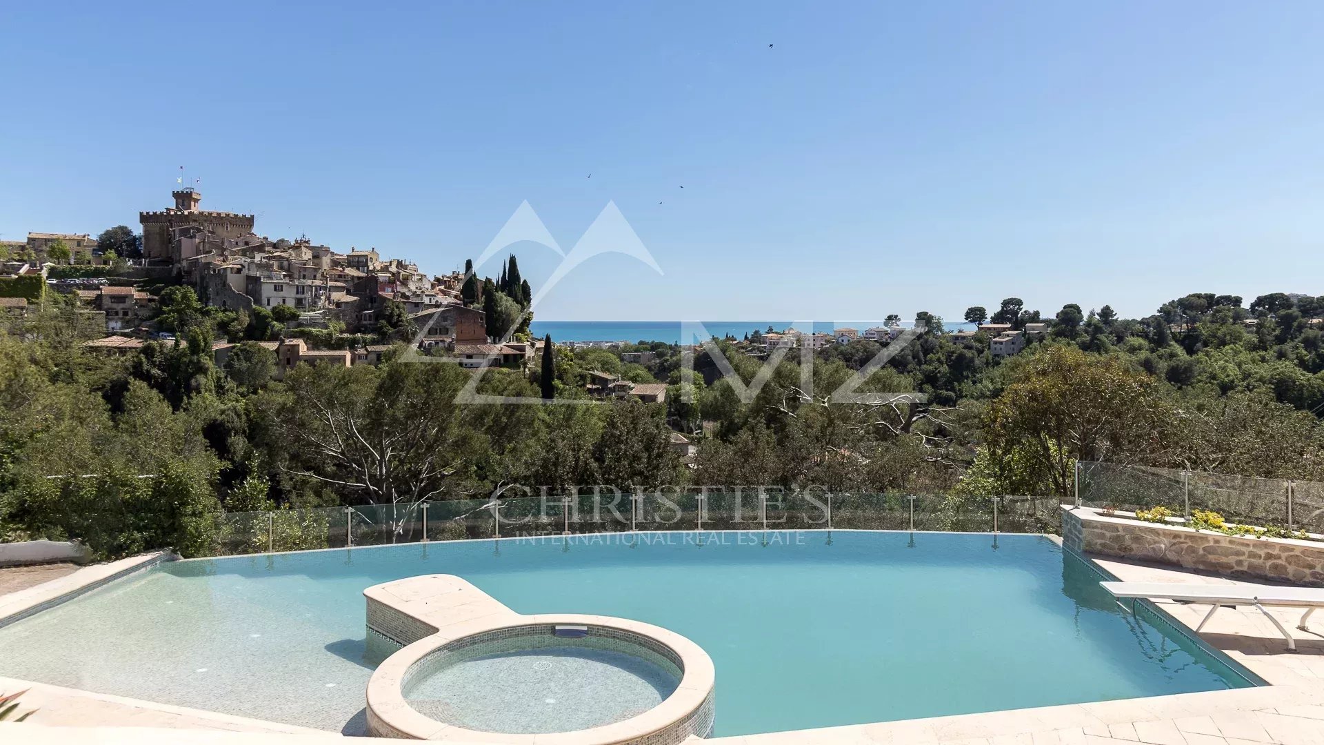 Proche Saint-Paul de Vence - Magnifique vue mer et village