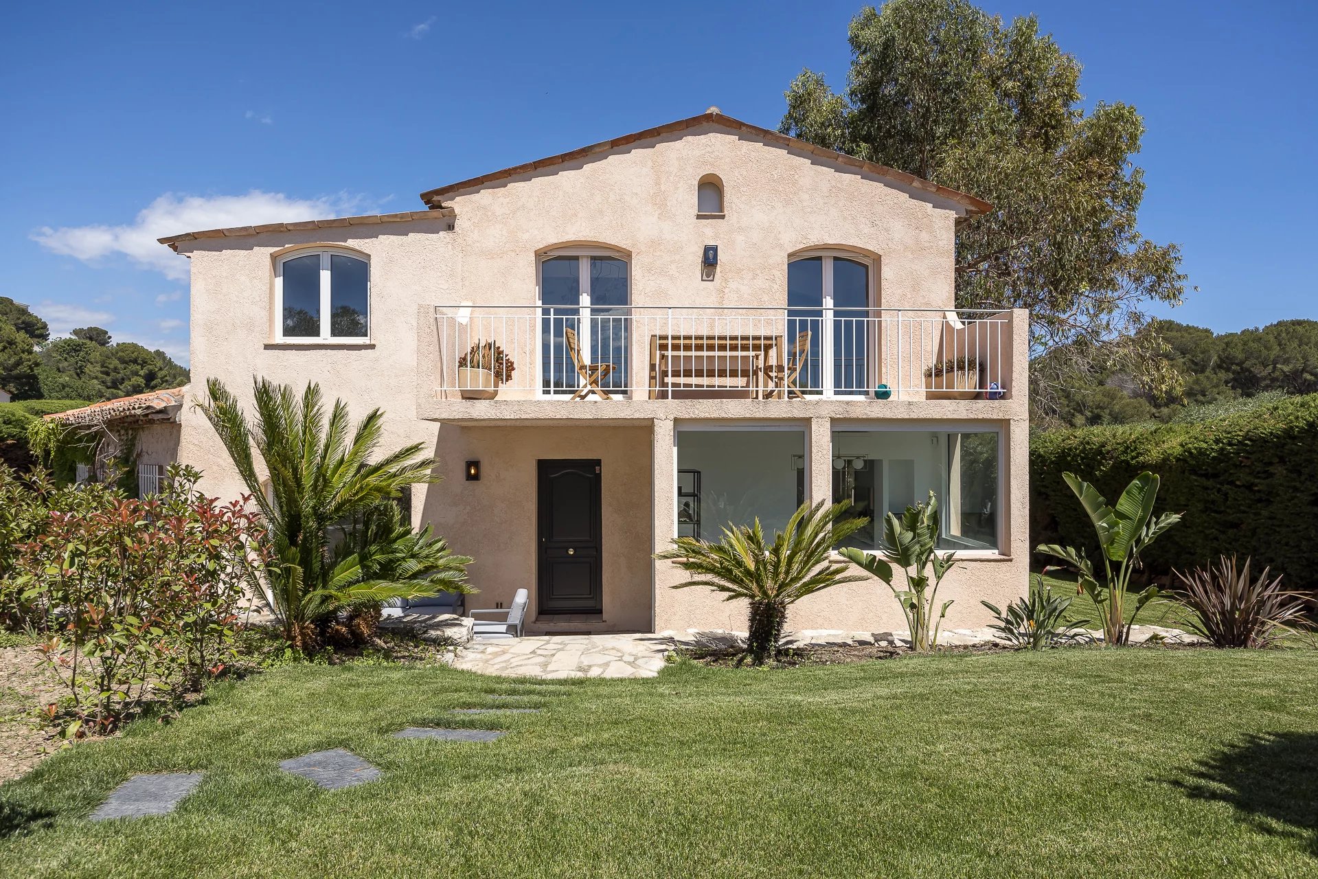 Hauteurs de Cannes - Maison de famille - Vue panoramique mer et jardin