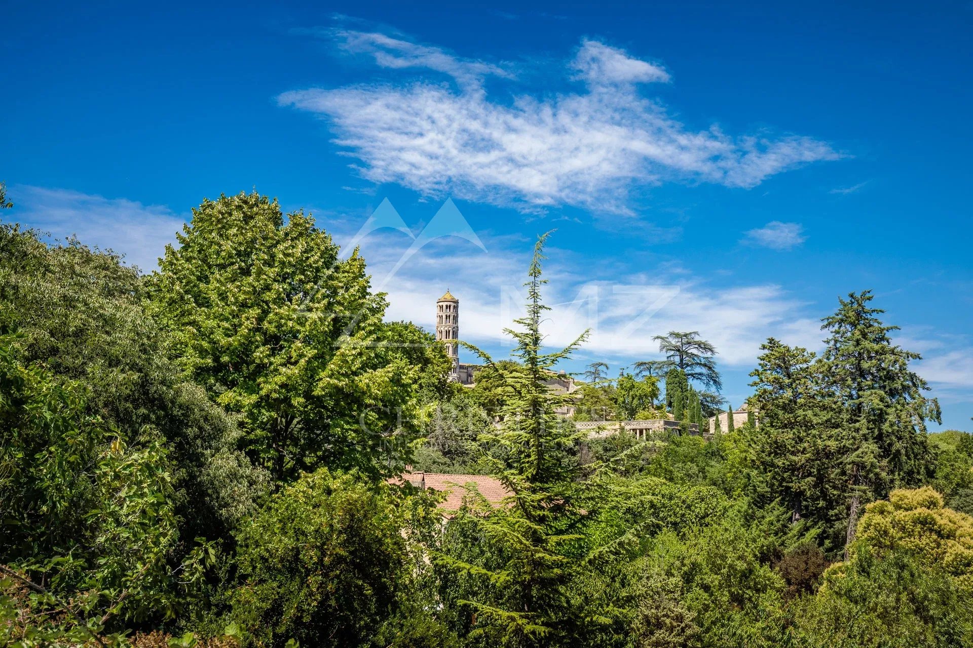 Uzès - Impressive views towards the countryside of Uzès