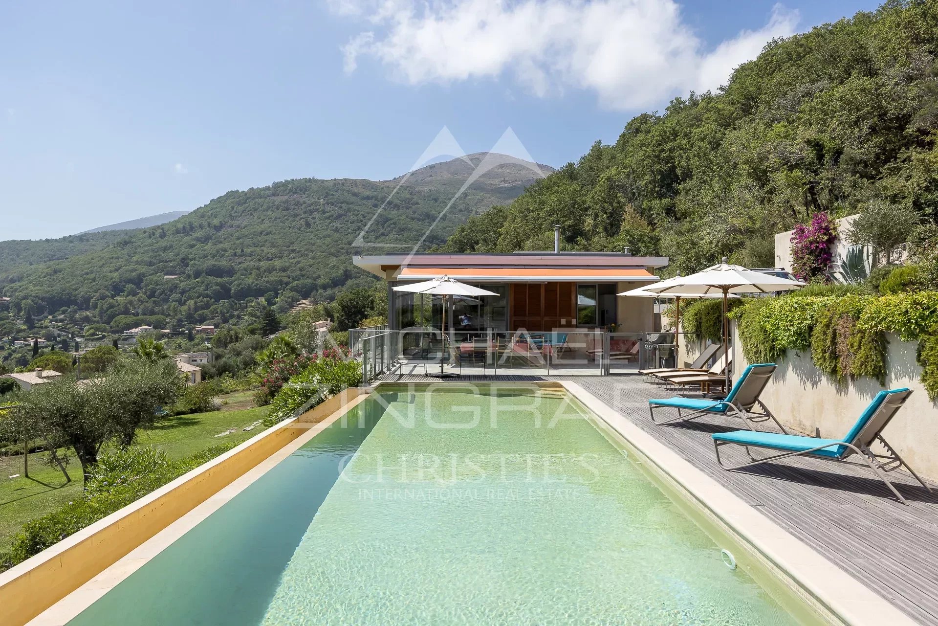 Umgebung von Saint-Paul-de-Vence - Wunderschönes Anwesen mit Panoramablick