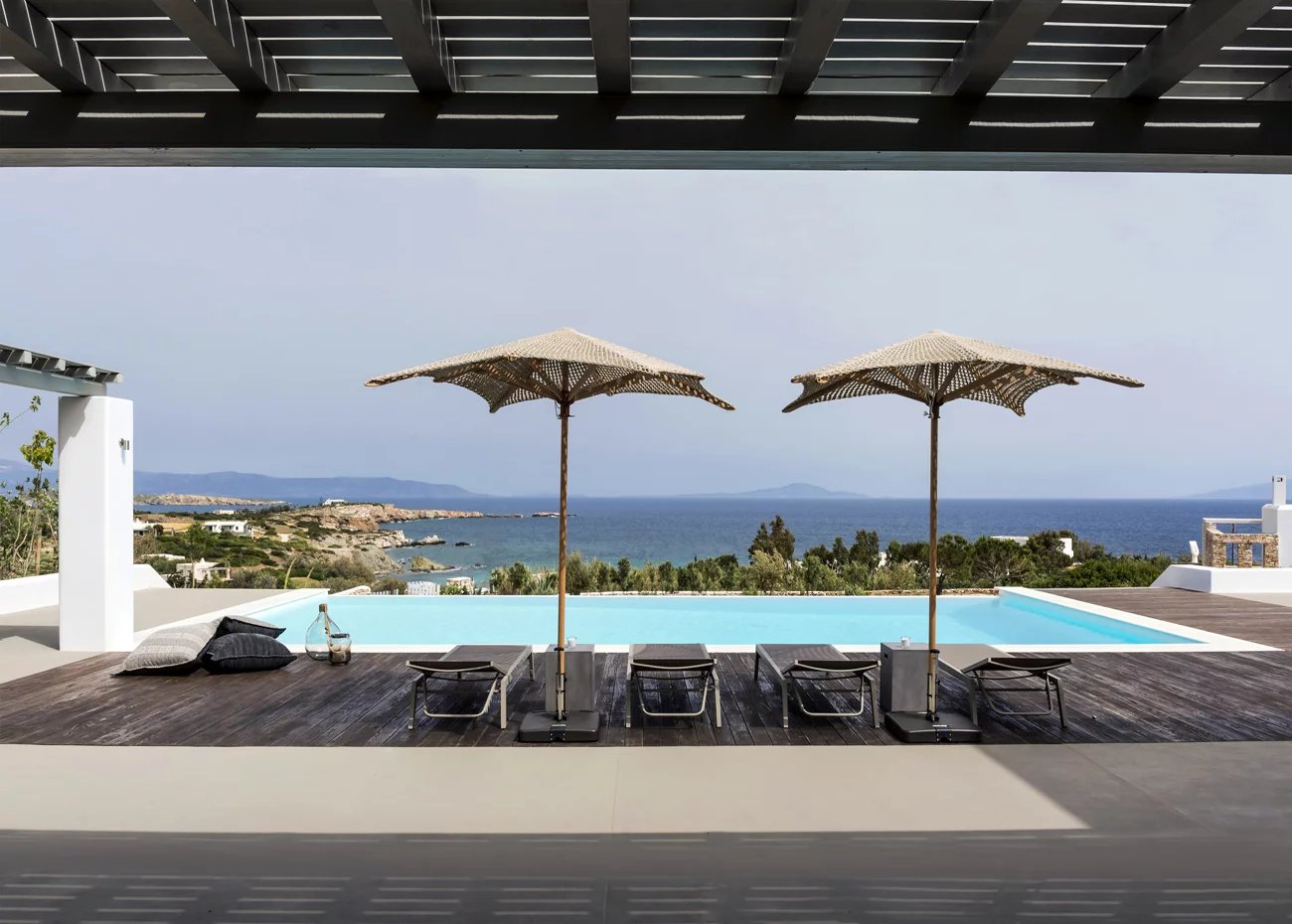 Premium villa in Lolantonis with amazing panoramicview over the Aegean sea