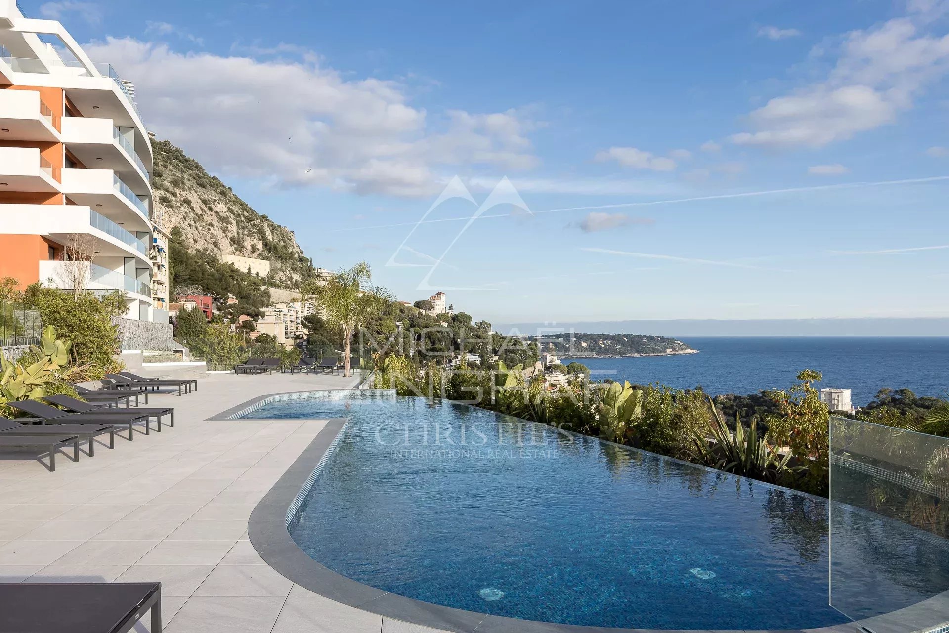 Penthouse - Solarium - Panorama-Meerblick in der Nähe von Monaco