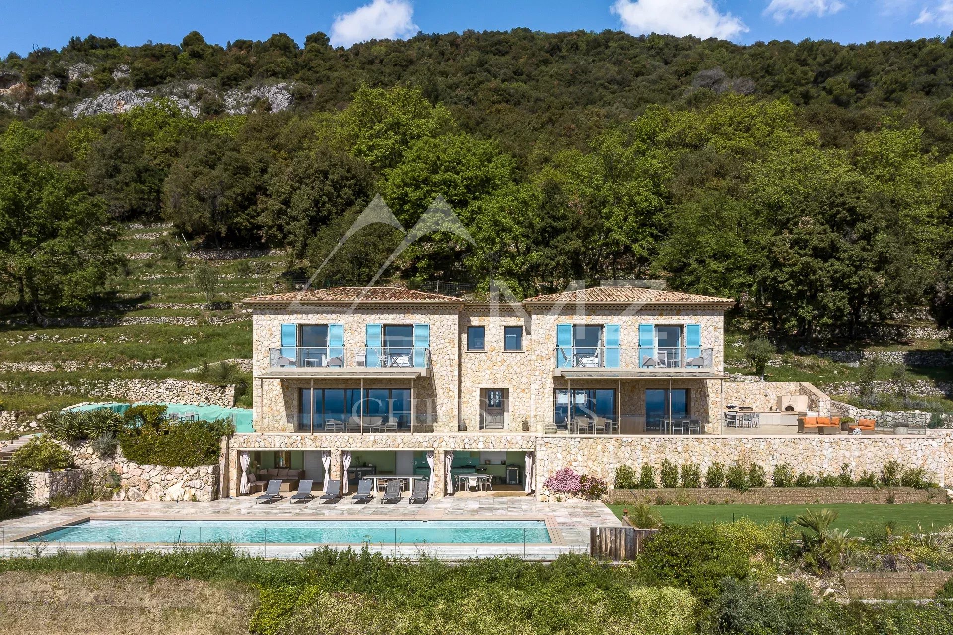 Proche Saint-Paul de Vence - Vue mer époustouflante