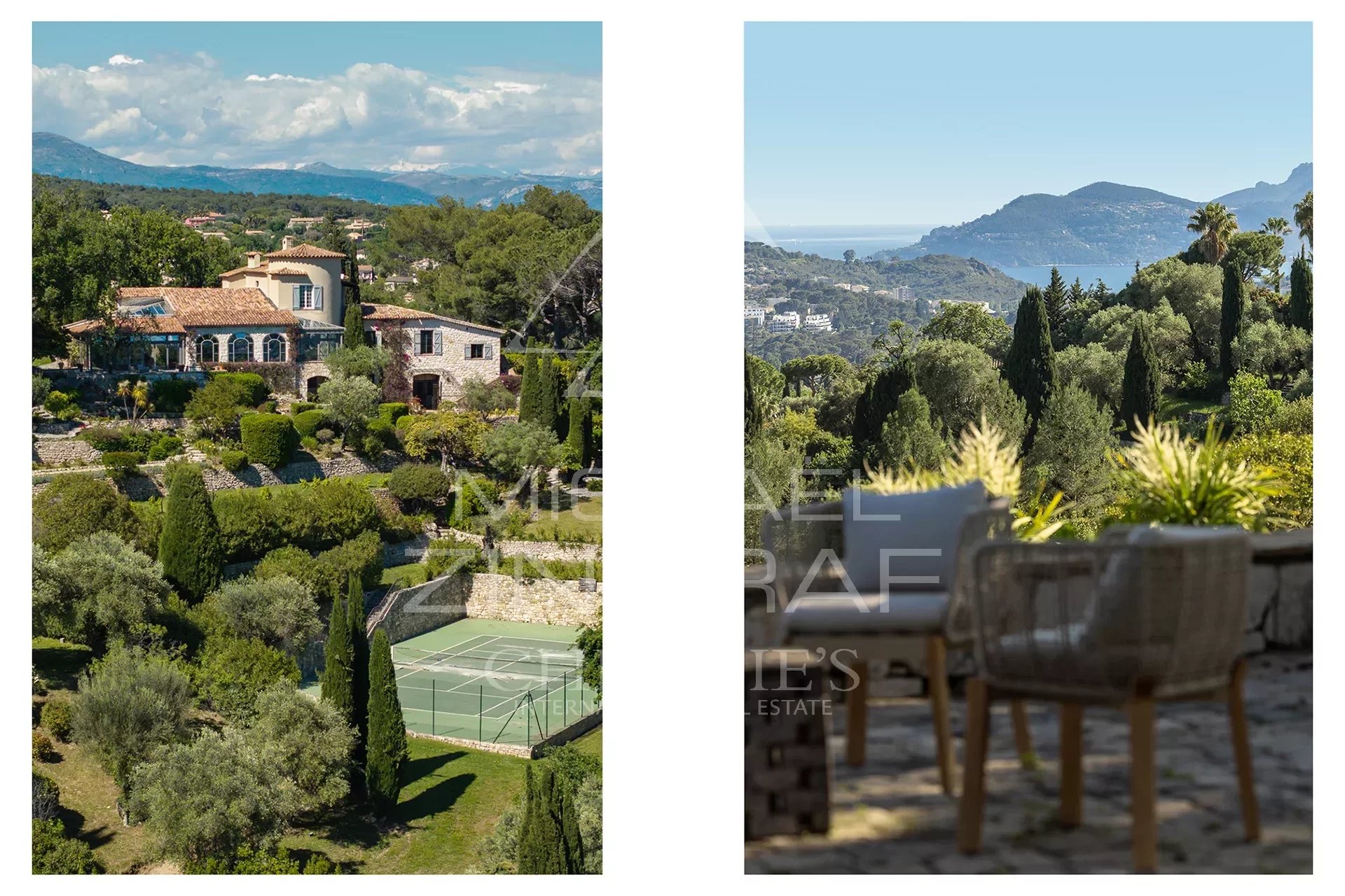 Mougins - Exceptional domain - Sea view